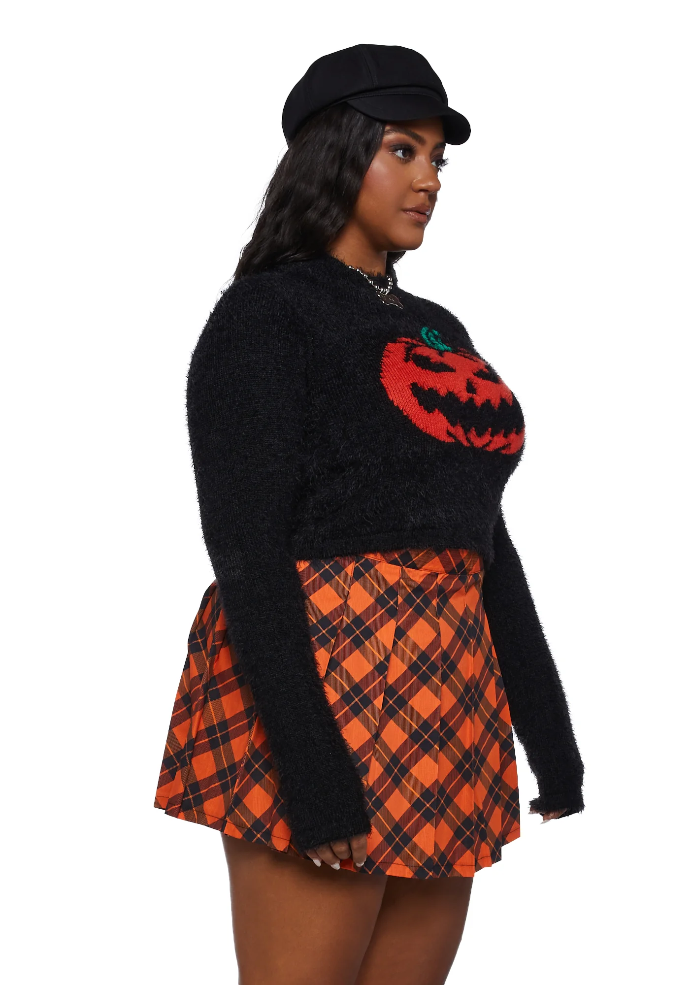Plus Cut It Out Crop Sweater - Image 3
