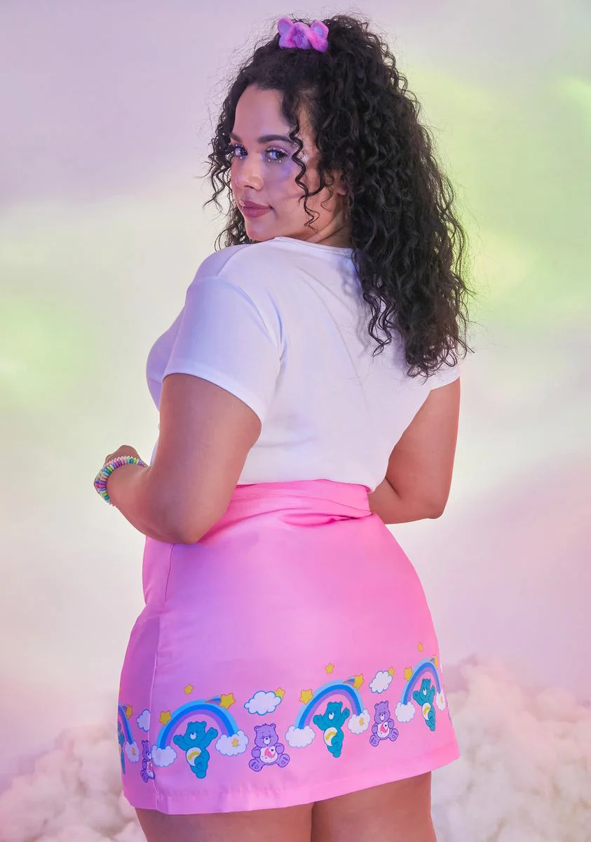 Plus Cute Rules Graphic Mini Skirt - Image 4