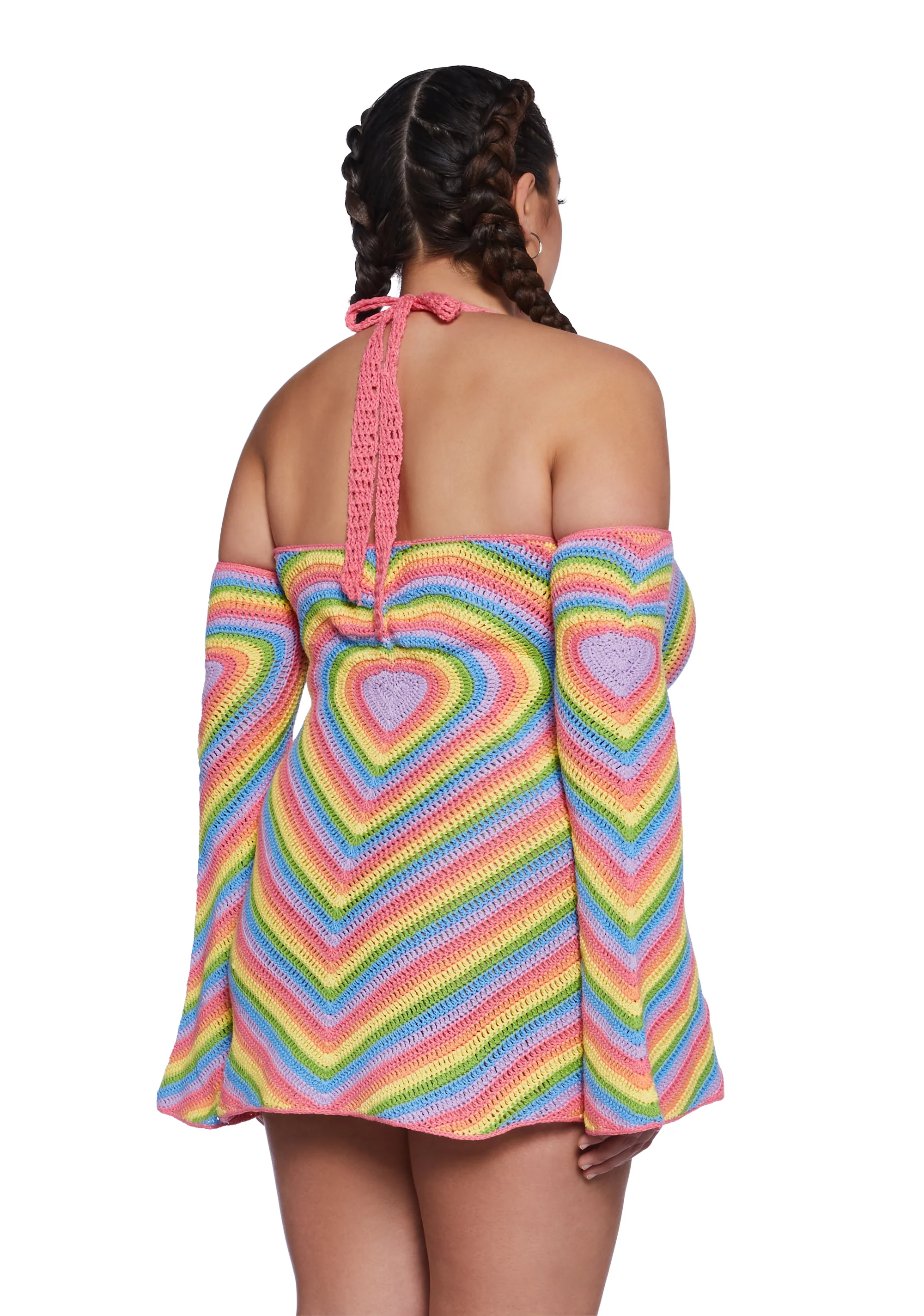 Plus Dancing In Colors Mini Dress - Image 4