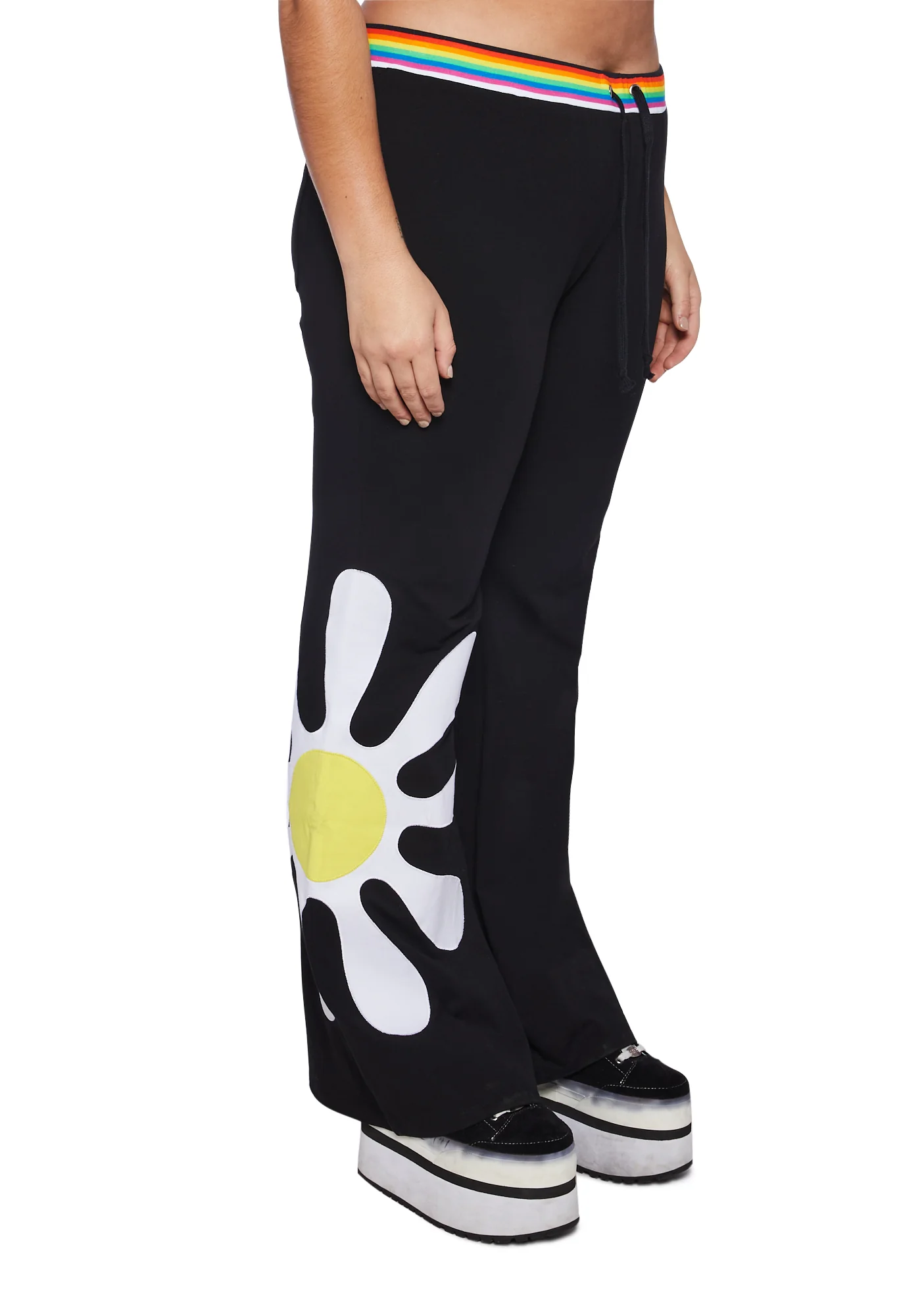Plus Dazzle Blossom Thermal Flare Pants - Image 3