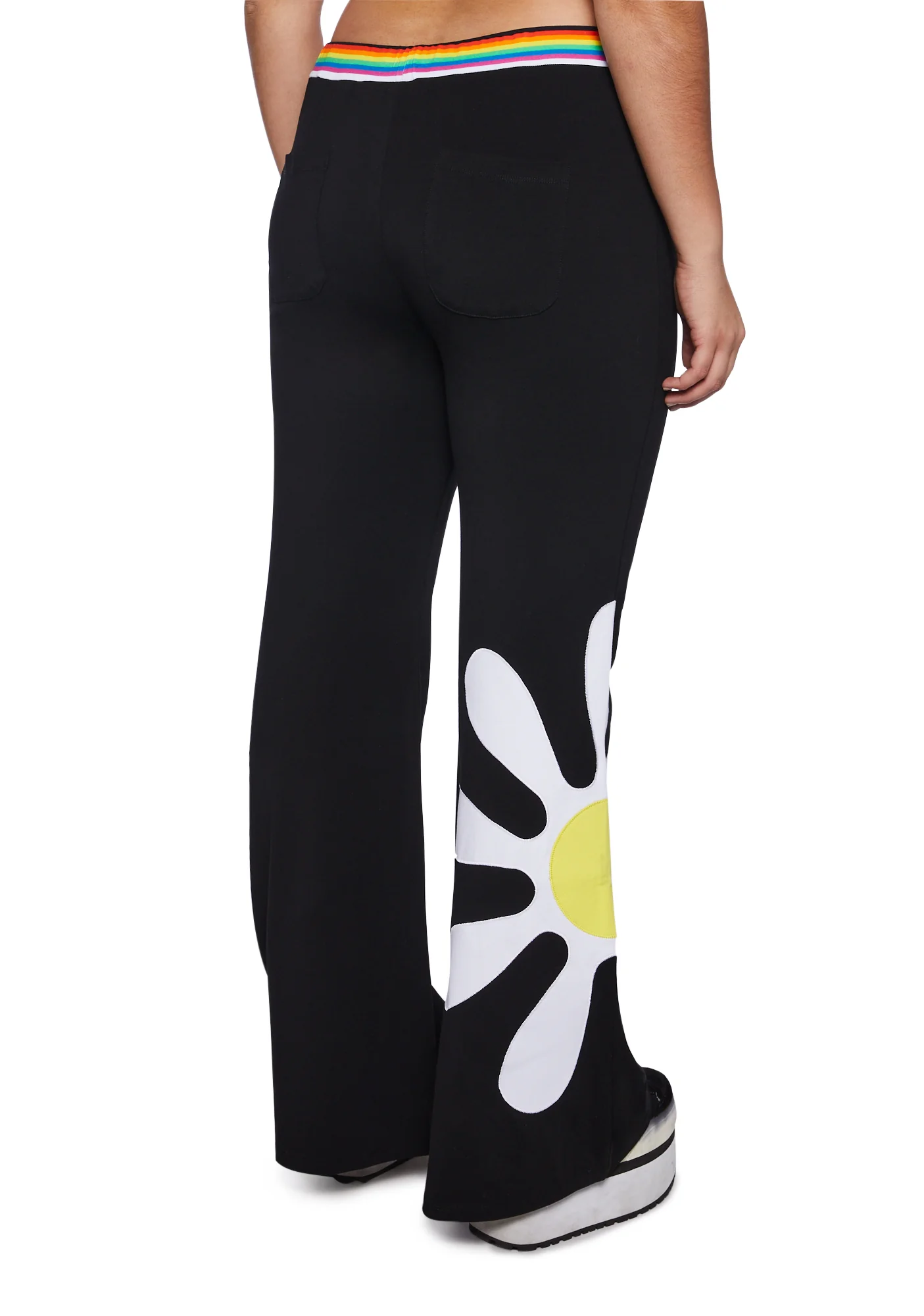 Plus Dazzle Blossom Thermal Flare Pants - Image 4