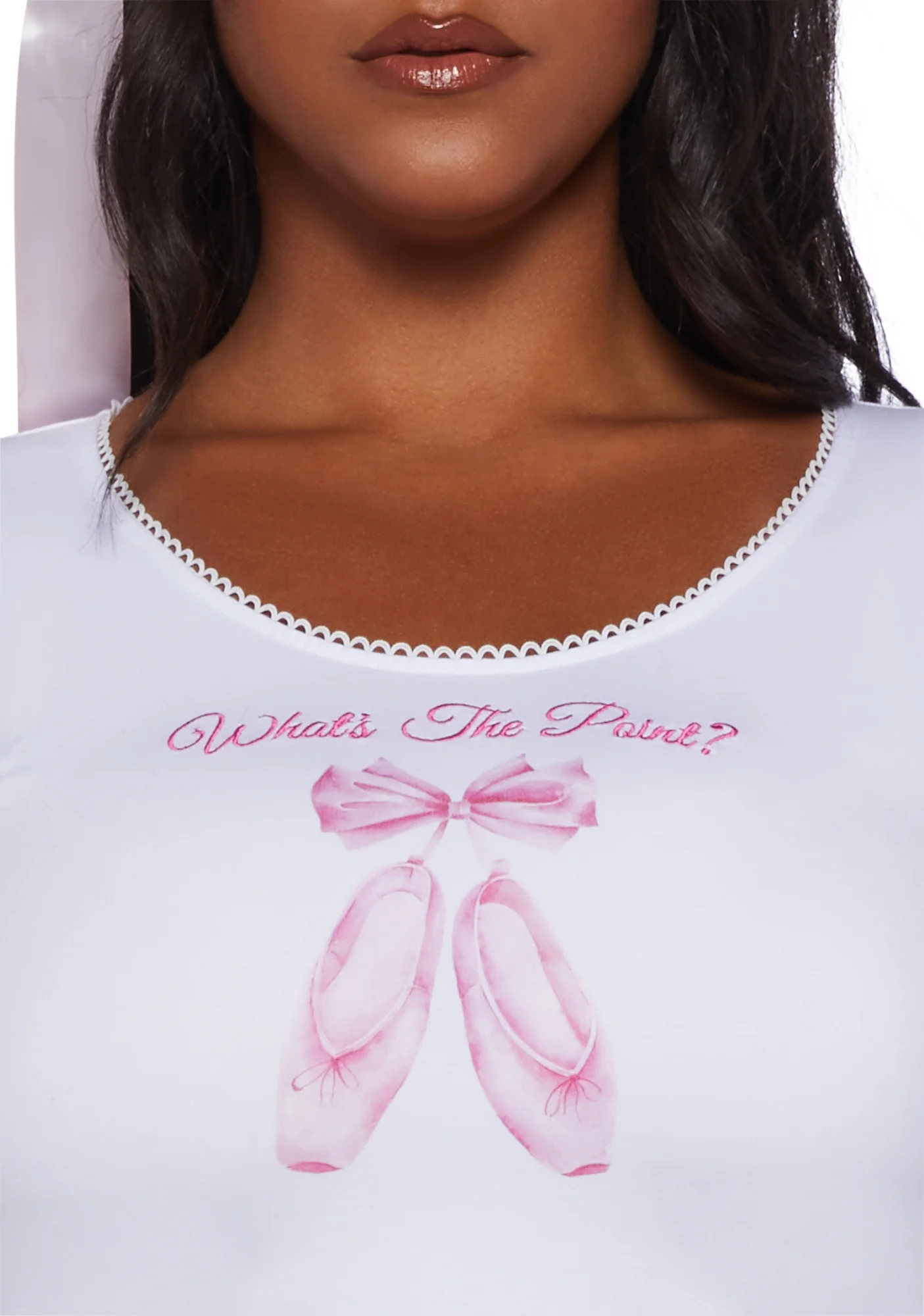 Plus Delightful Dear Long Sleeve Top - Image 5