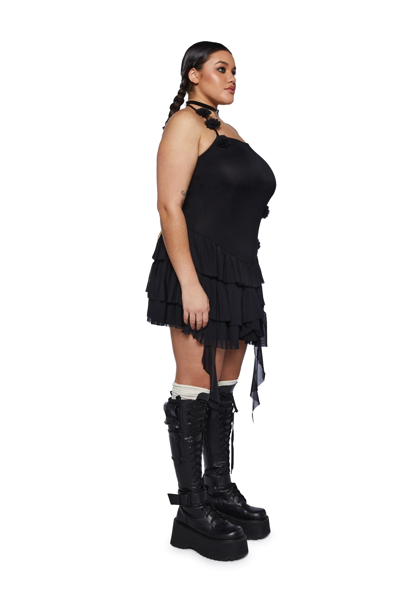 Plus The Night Is Young Mini Dress - Image 3