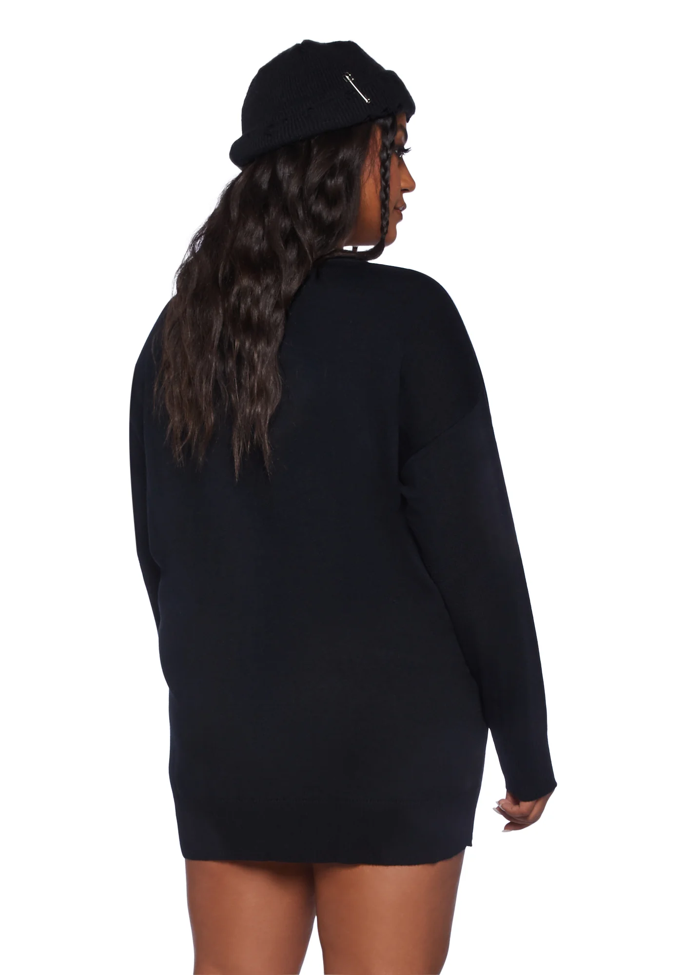 Plus Familiar Kitty Knit Sweater - Image 4