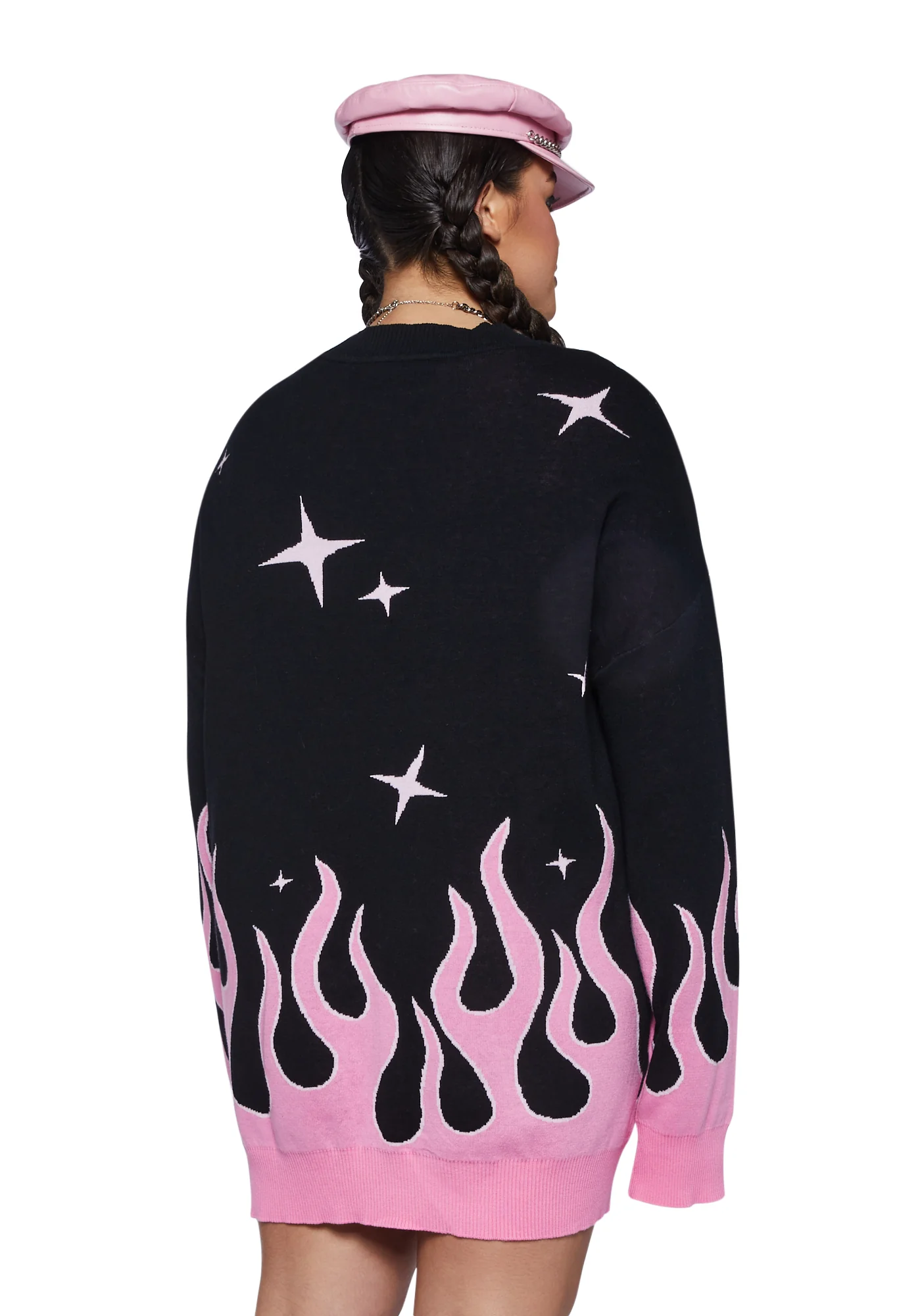Plus Flame N’ Hotties Oversized Sweater - Image 4