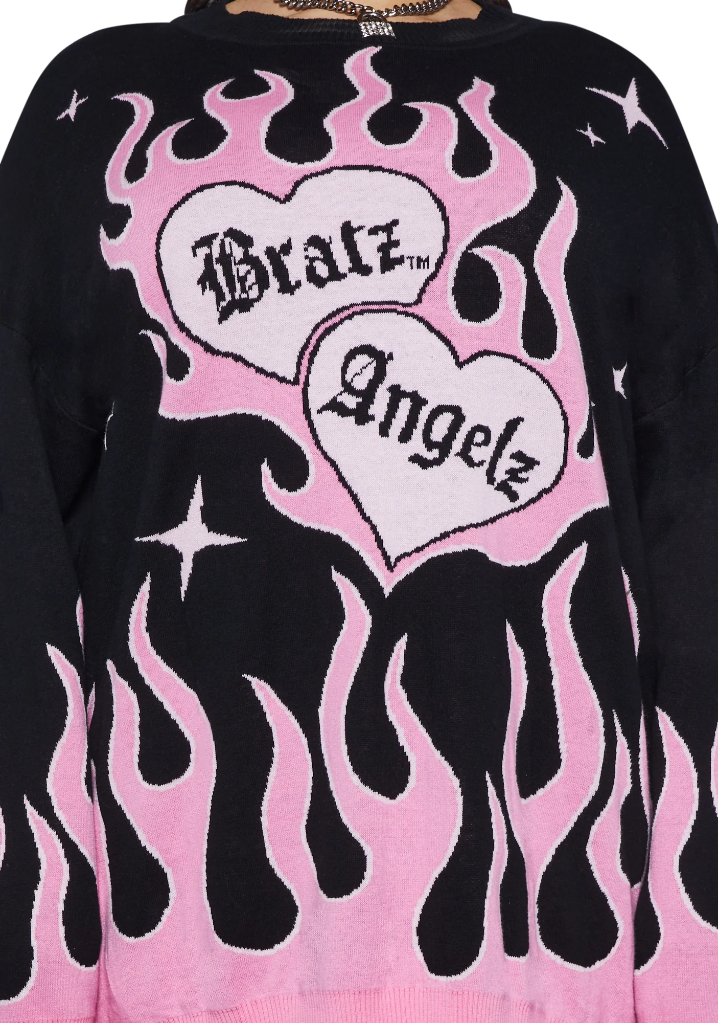 Plus Flame N’ Hotties Oversized Sweater - Image 5