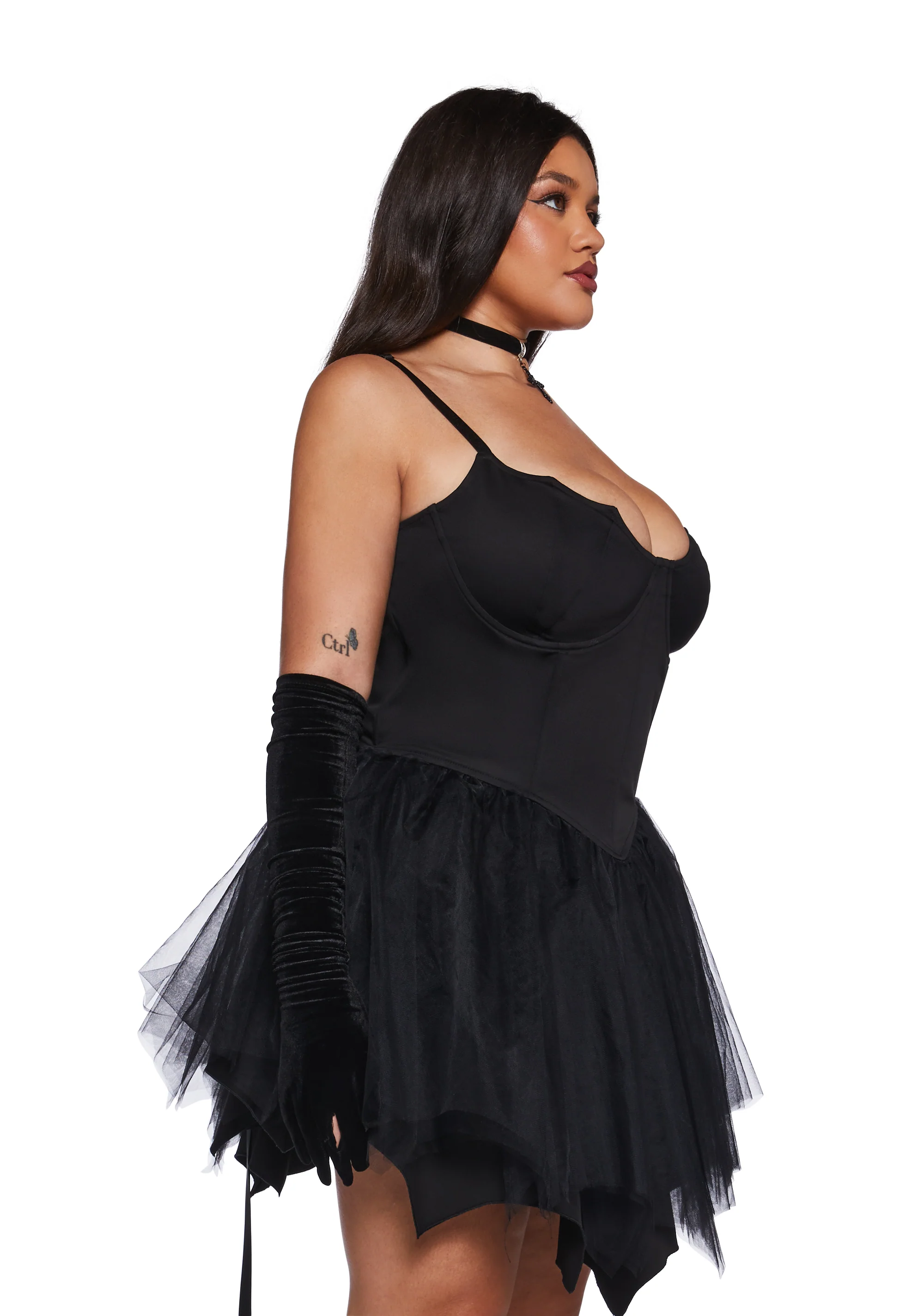 Plus Fleeting Optimism Mini Dress - Image 3