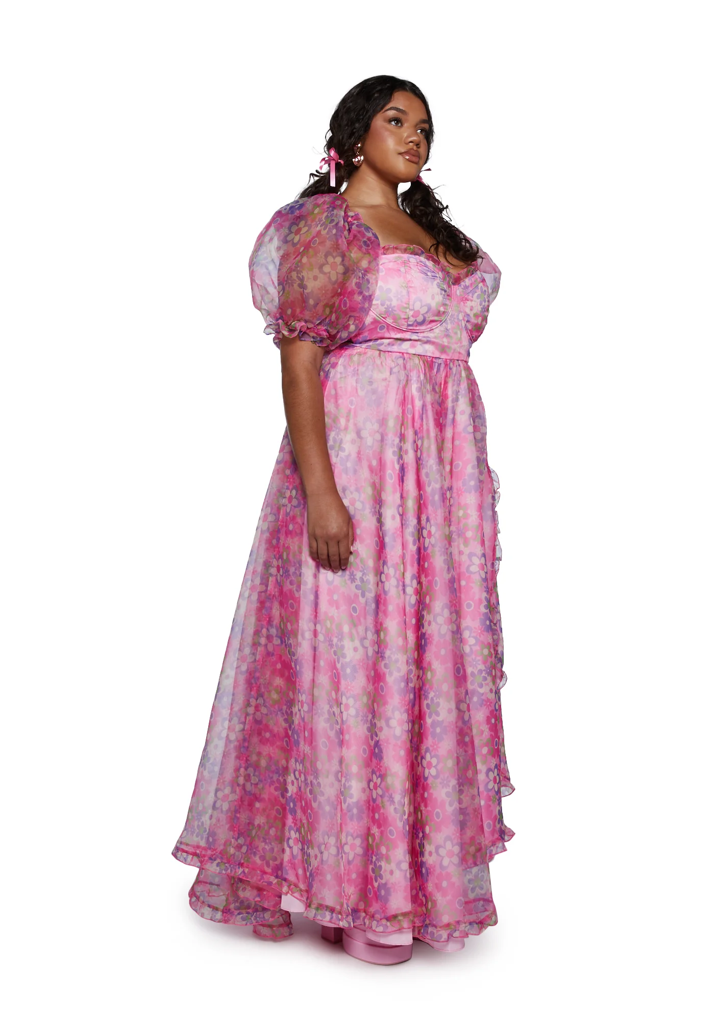 Plus Growin' Pretty Maxi Dress - Image 3