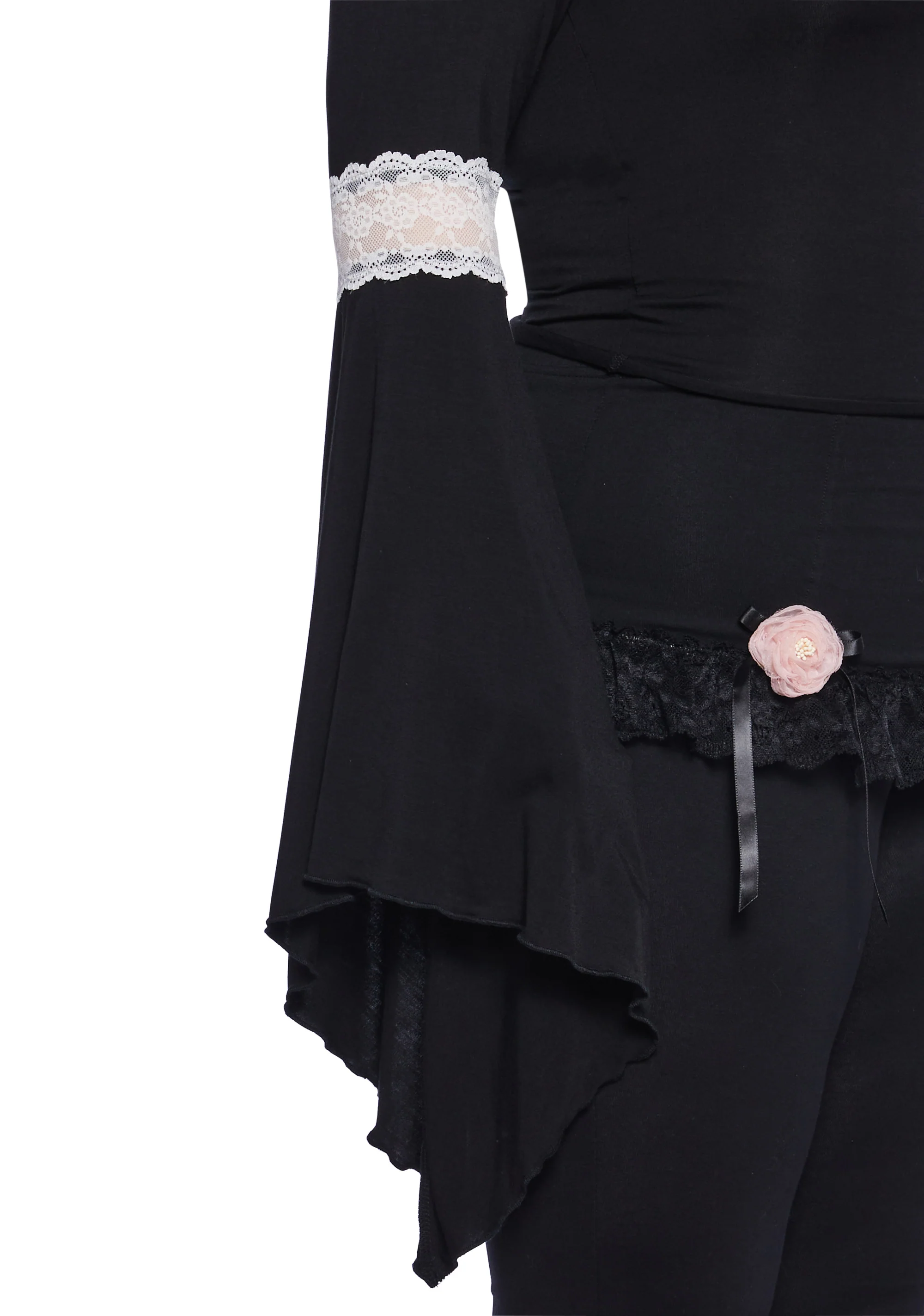 Plus Hardcore Goth Long Sleeve Top - Image 6
