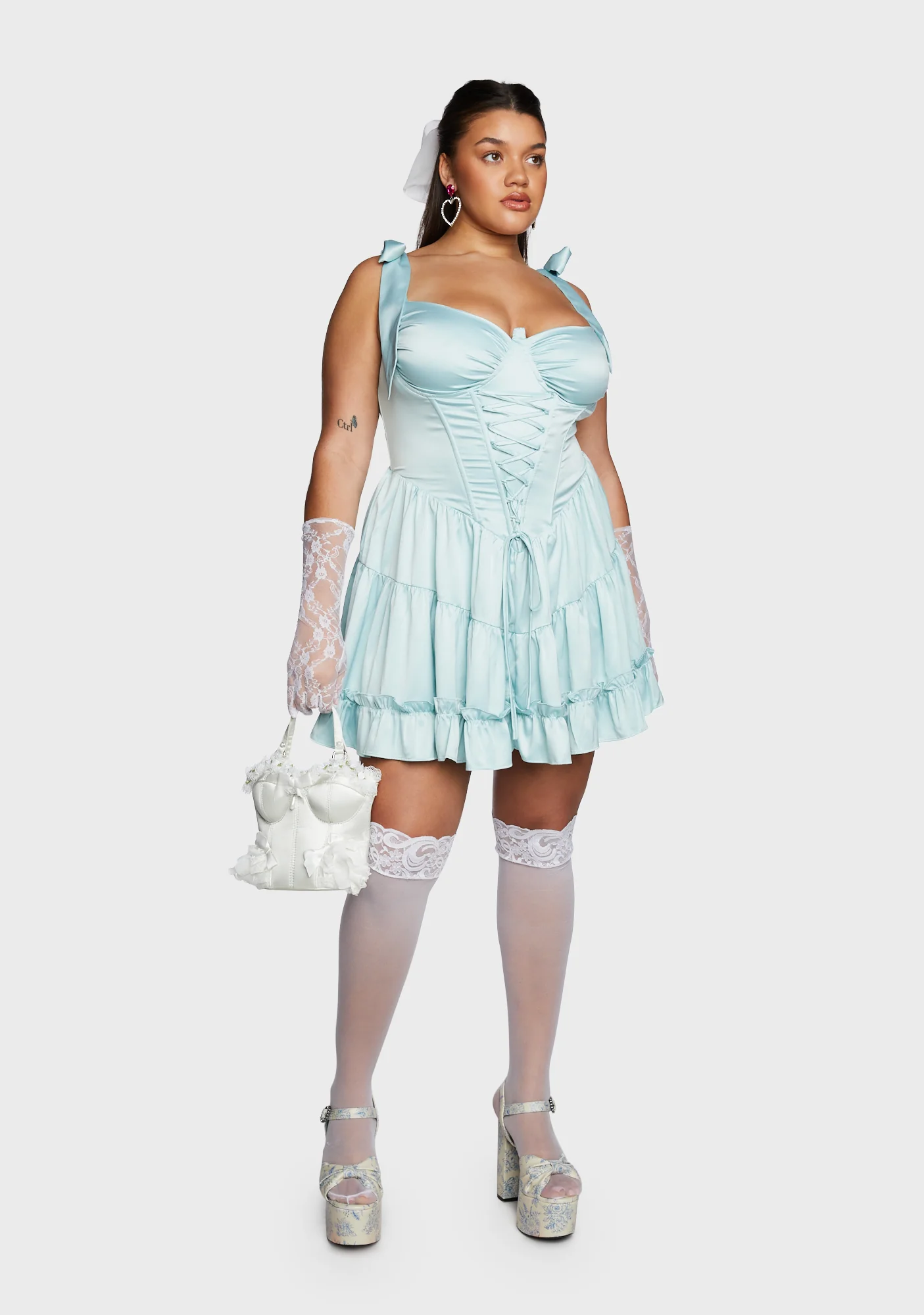 Plus Heir Apparent Mini Dress - Image 3