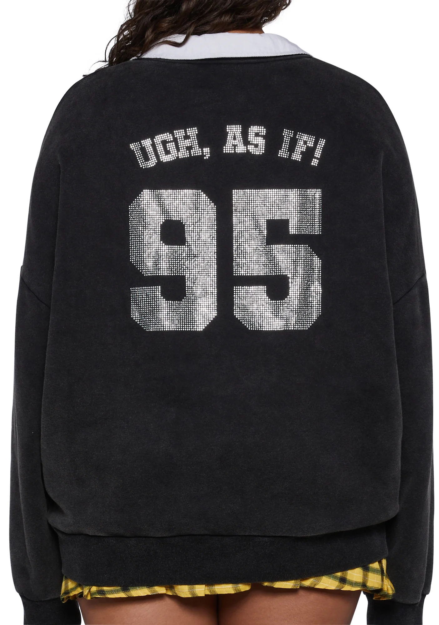 Plus I'll Call You Rhinestone Sweatshirt - Image 6