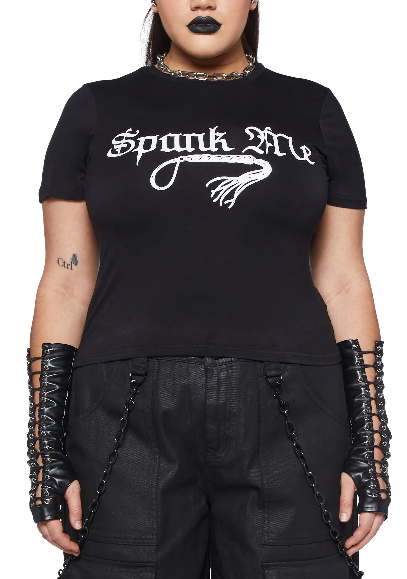 Plus Indulge Me Baby Tee - Image 5