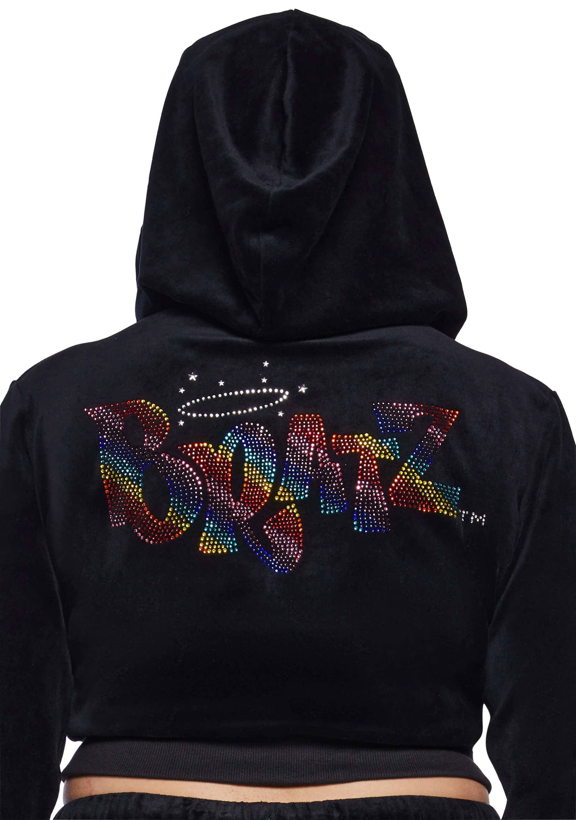 Plus Keep It Glossy Velour Jacket - Rainbow - Image 6