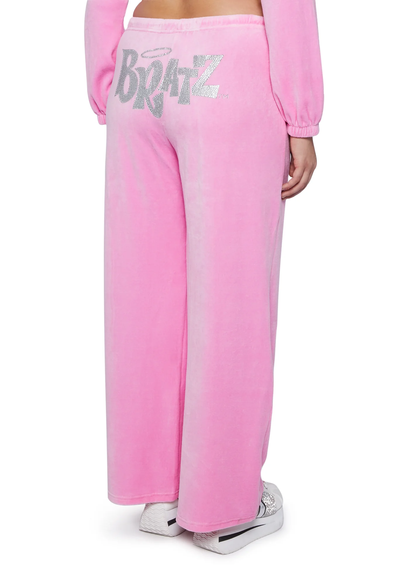Plus Keep It Glossy Velour Sweatpants - Image 4