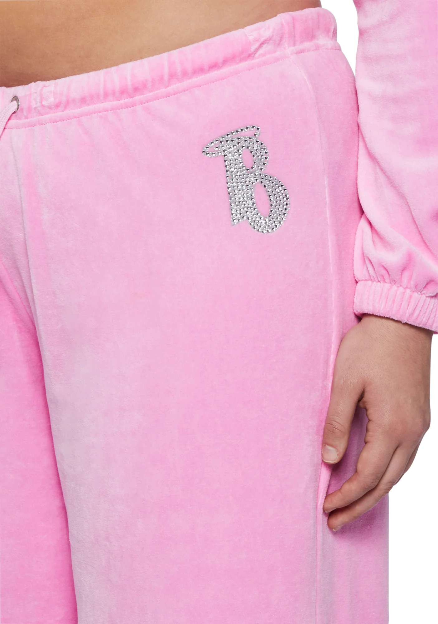 Plus Keep It Glossy Velour Sweatpants - Image 6