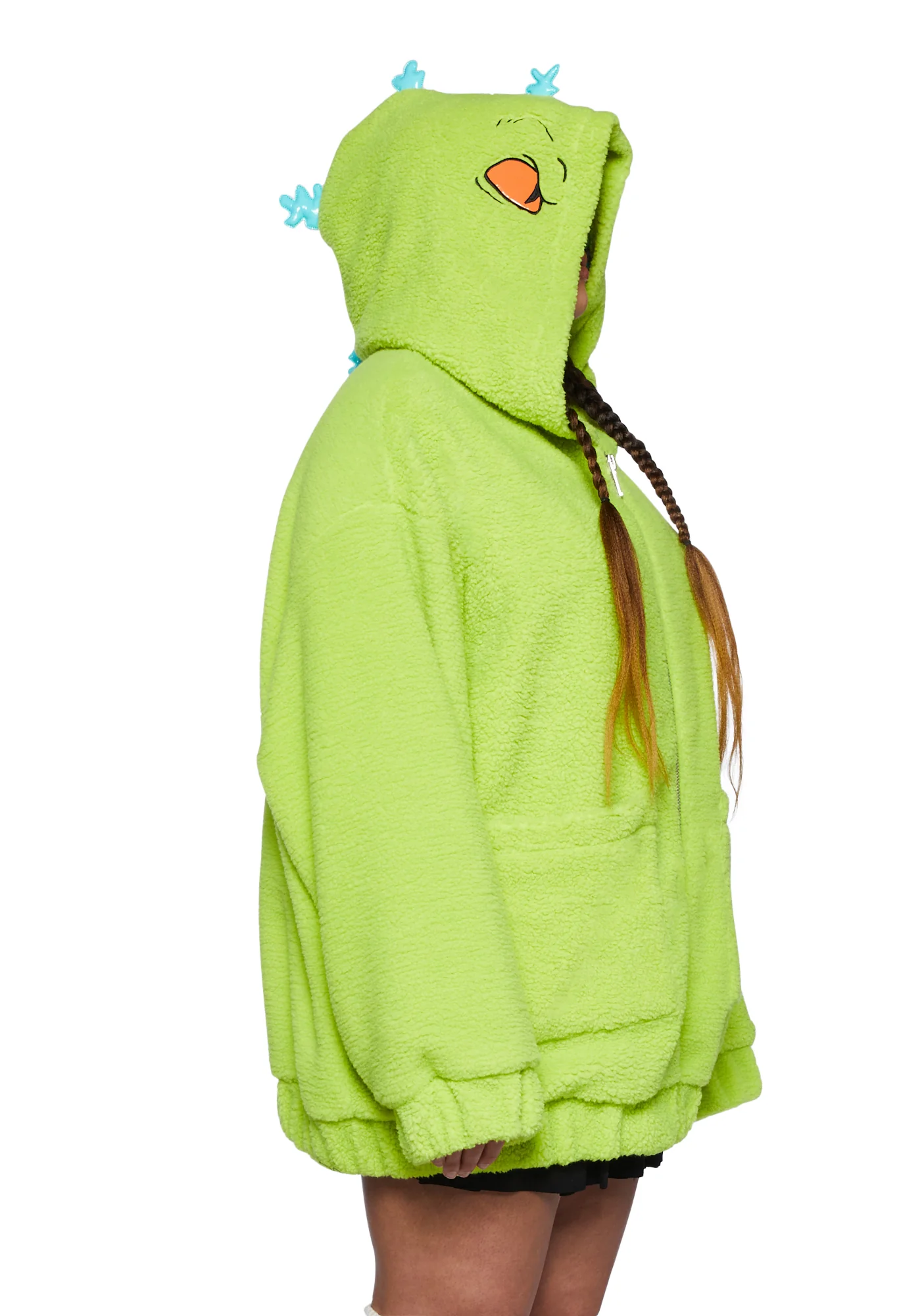 Plus Larger Than Life Reptar Fuzzy Jacket - Image 3