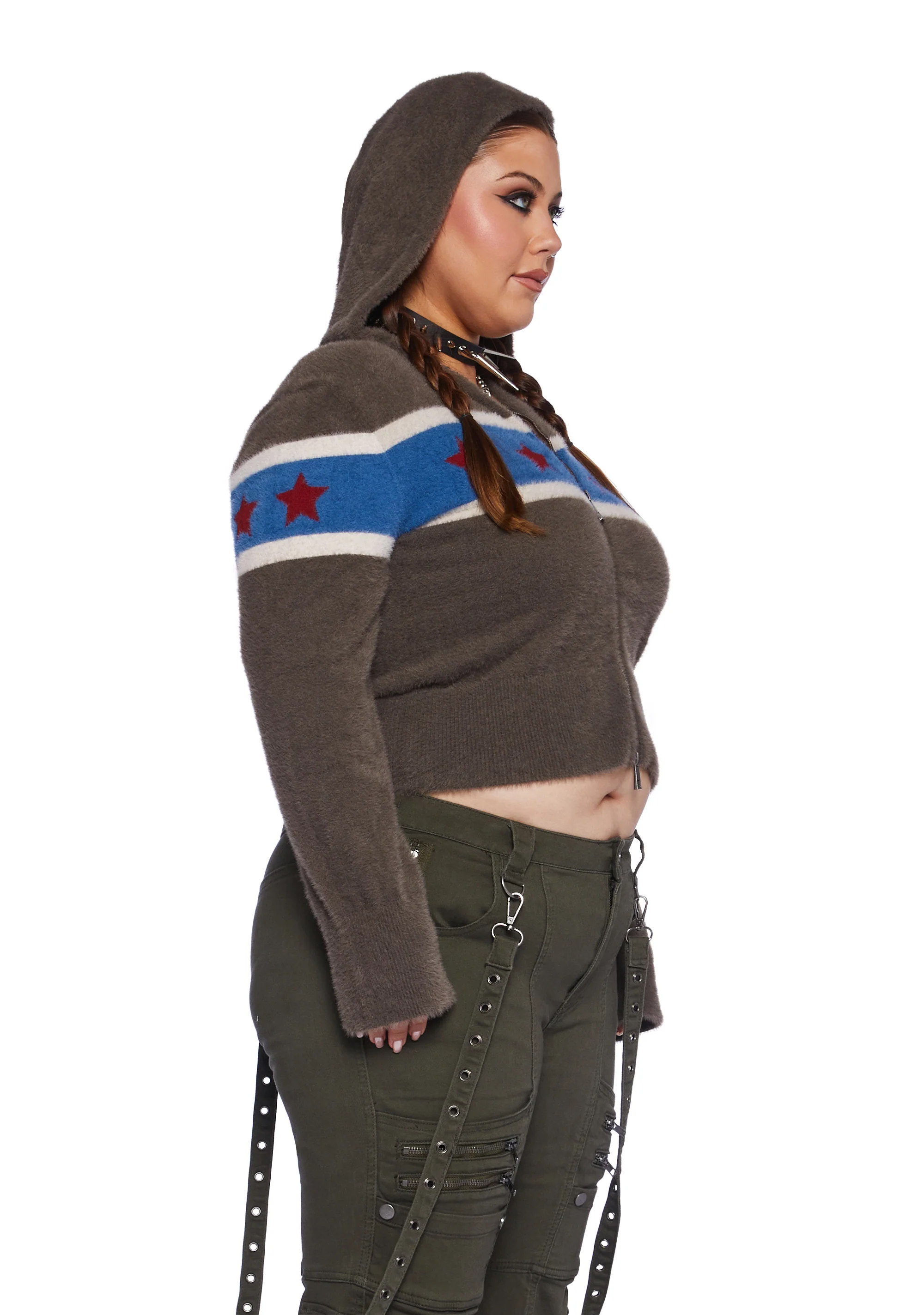 Plus Let’s Ditch Fuzzy Hoodie - Image 3