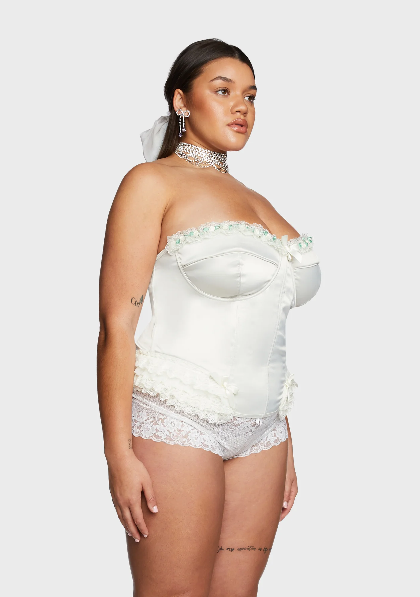 Plus Love Letters Corset Top - Image 4