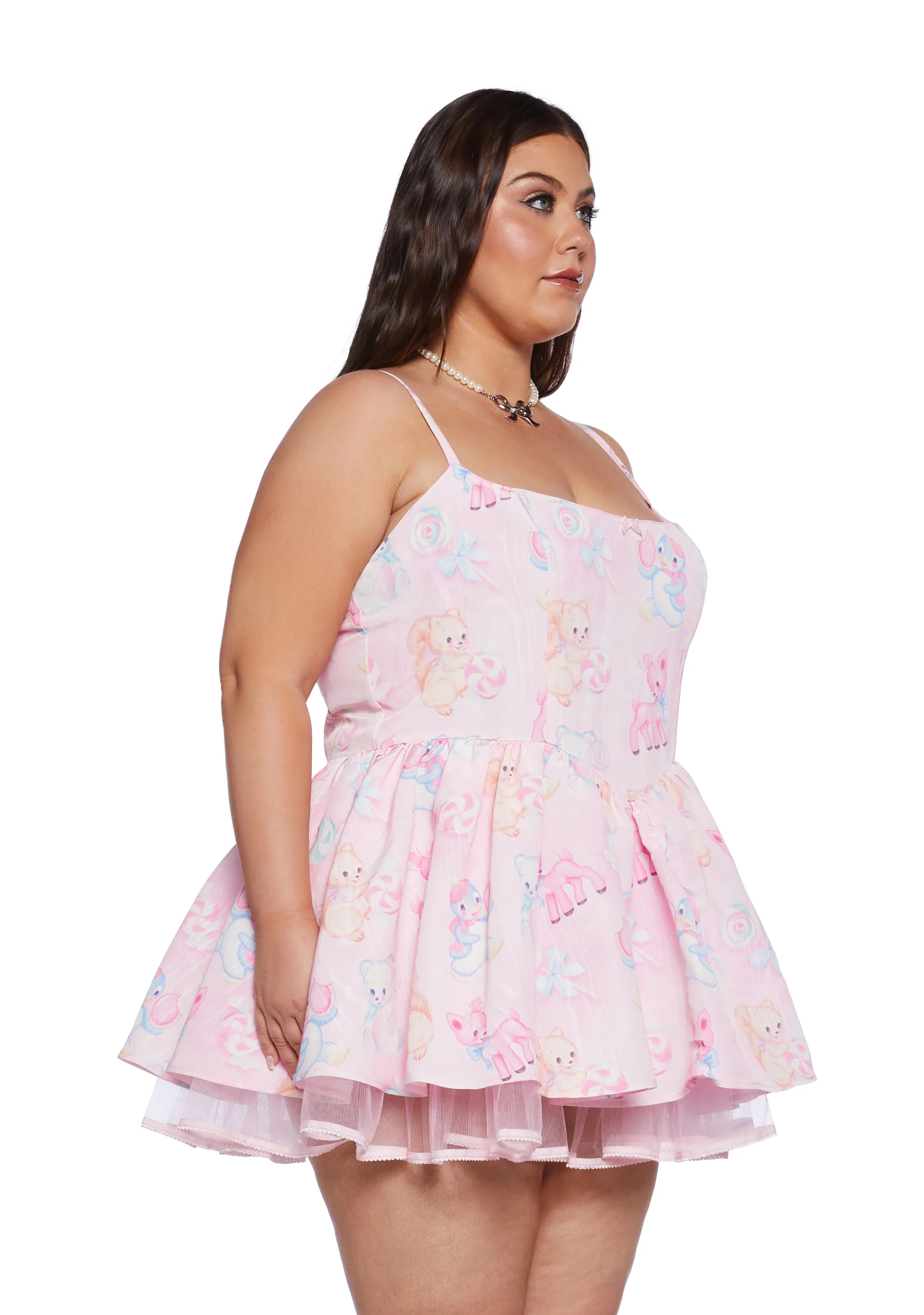 Plus Magic Moves Corset Dress - Candy Cravers - Image 3
