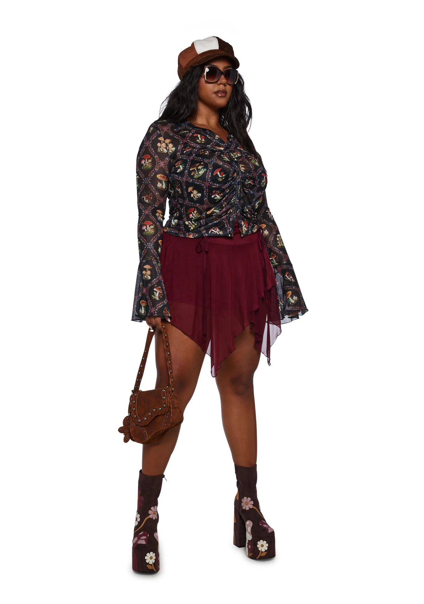 Plus Magical Revelry Long Sleeve Top - Image 2
