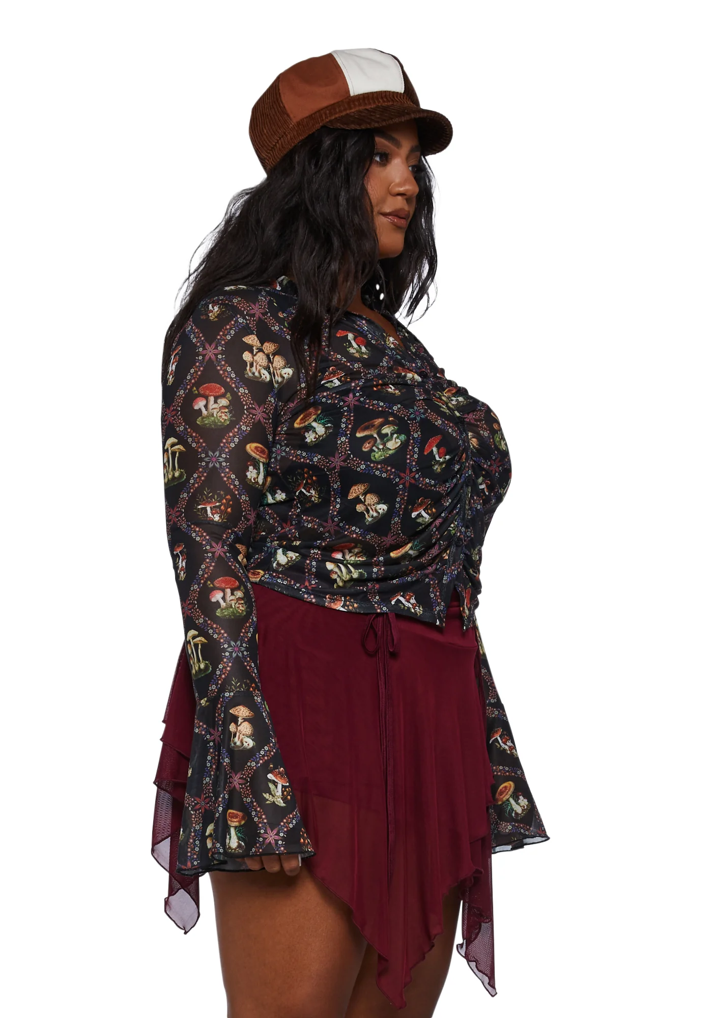Plus Magical Revelry Long Sleeve Top - Image 3