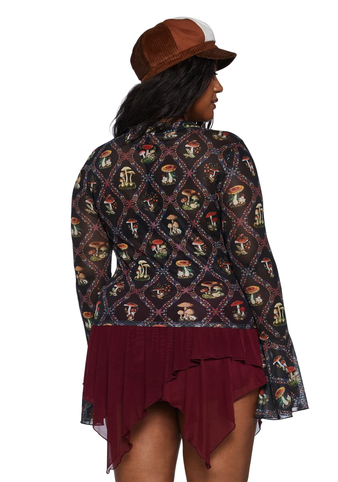 Plus Magical Revelry Long Sleeve Top - Image 4