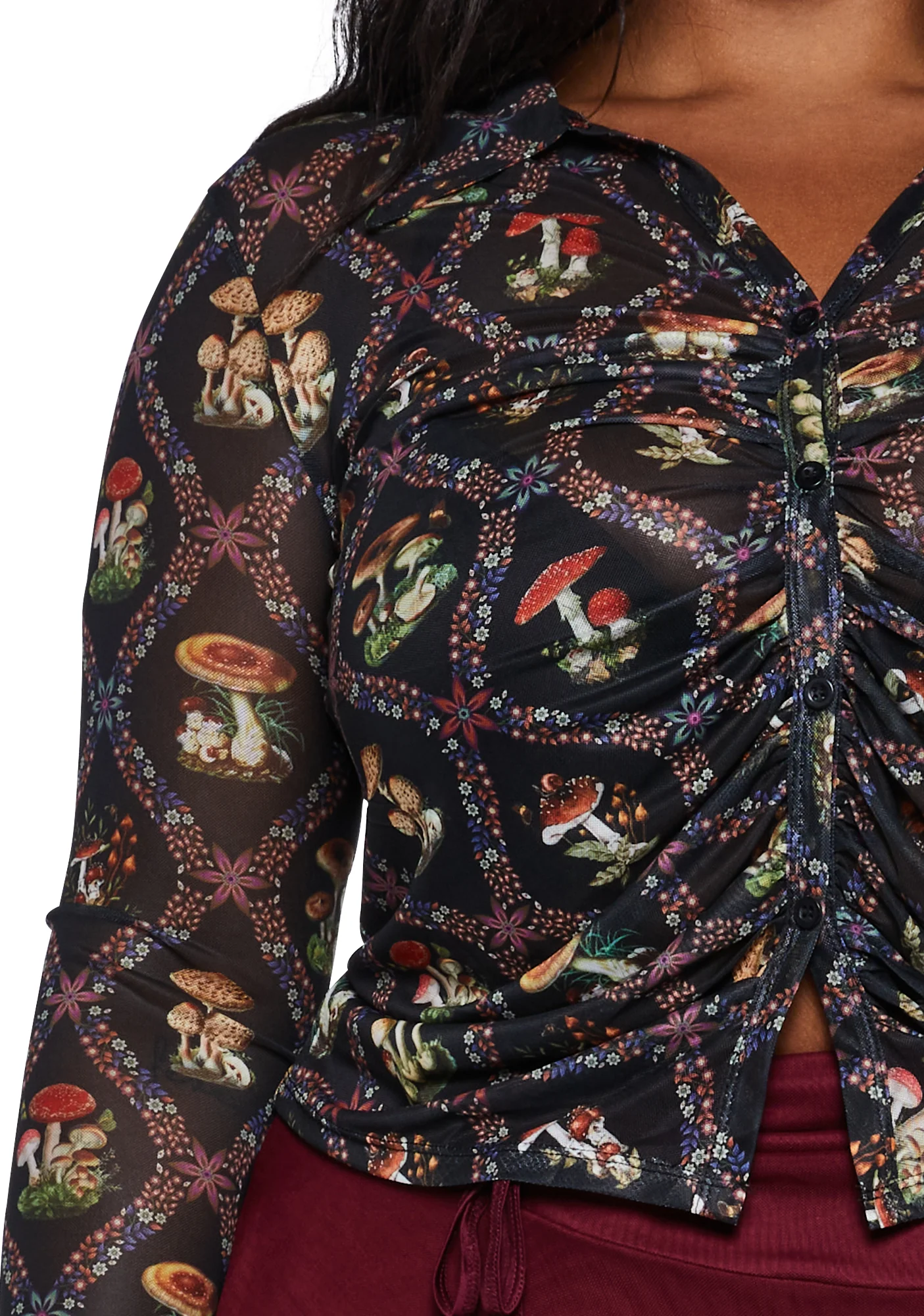 Plus Magical Revelry Long Sleeve Top - Image 5