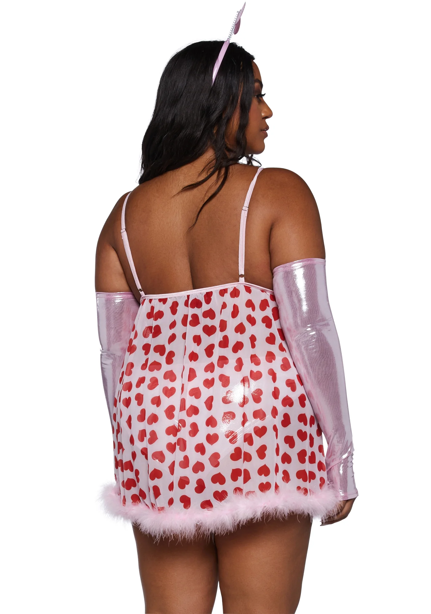 Plus Make U Mine Cupid Costume - Pink - Image 4
