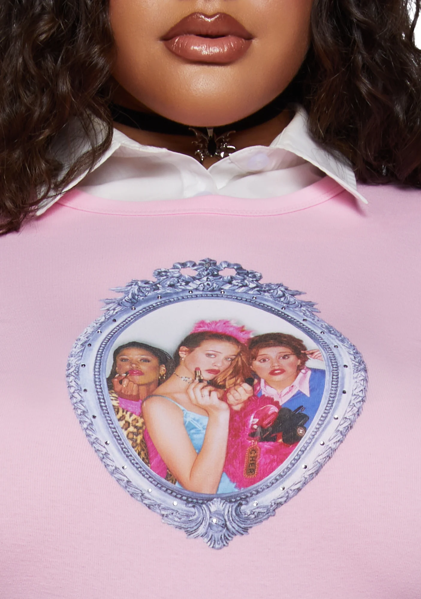 Plus Makeover Montage Baby Tee - Image 5