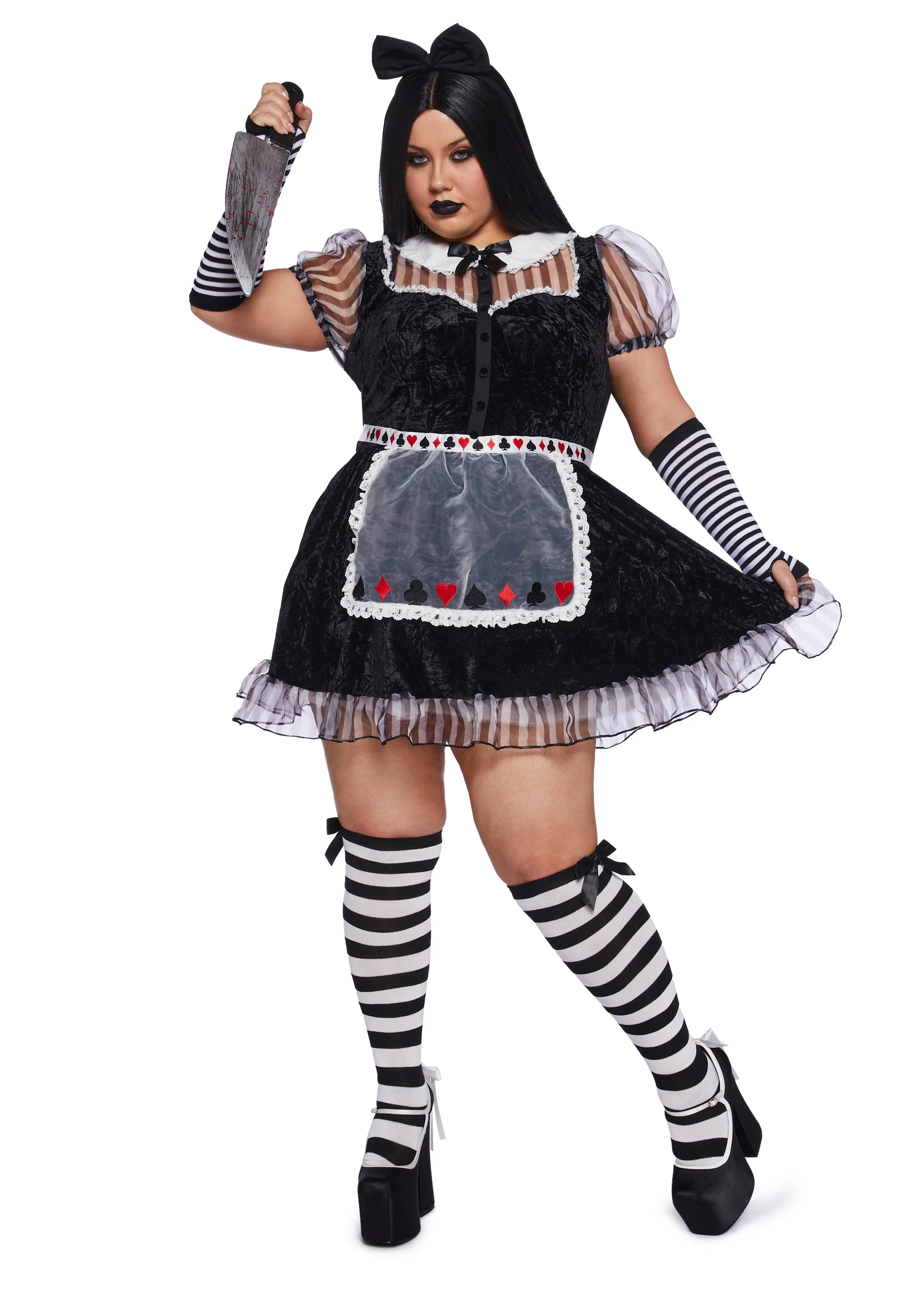 Plus Malice In Wonderland Costume Set - Image 2