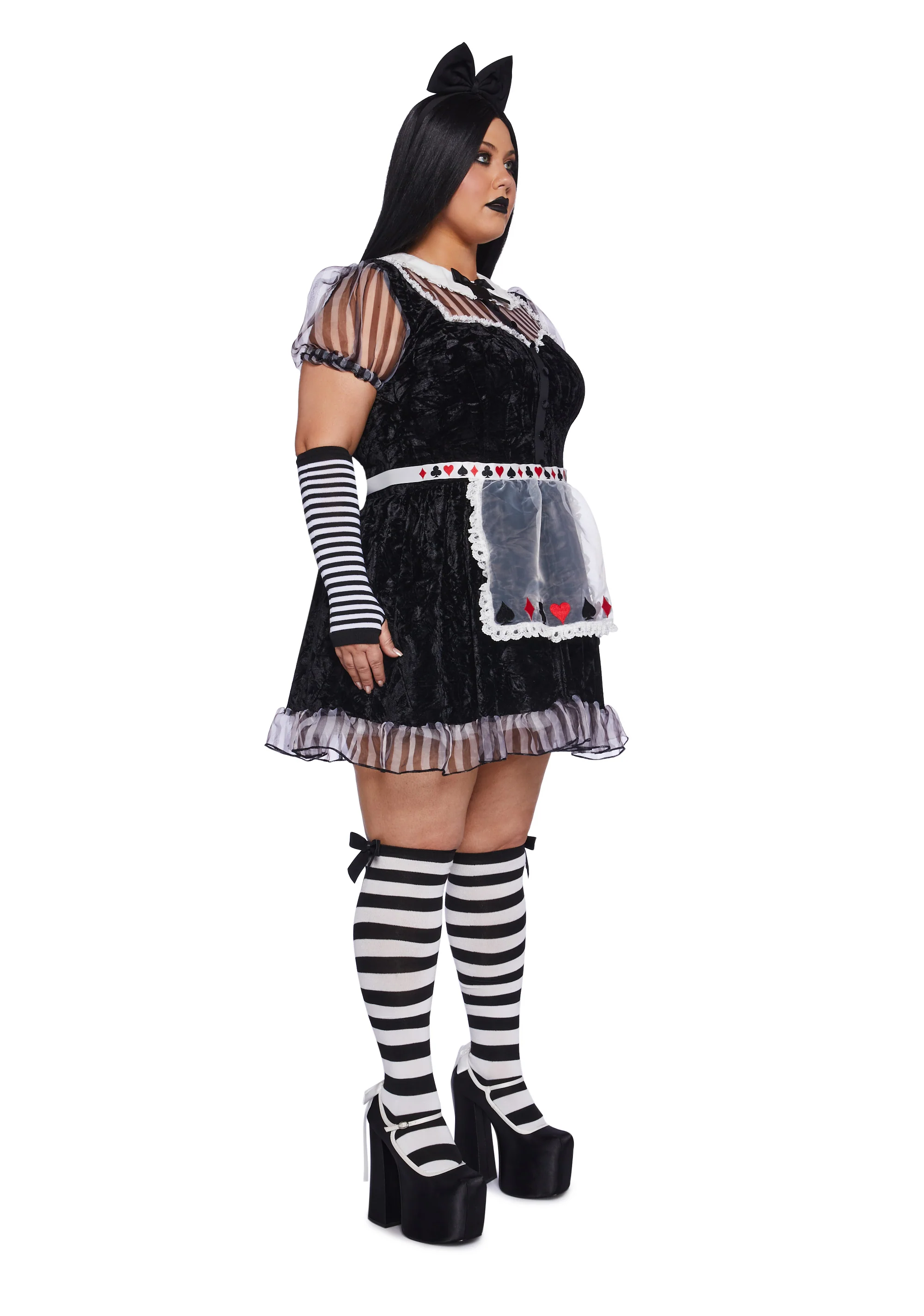 Plus Malice In Wonderland Costume Set - Image 3