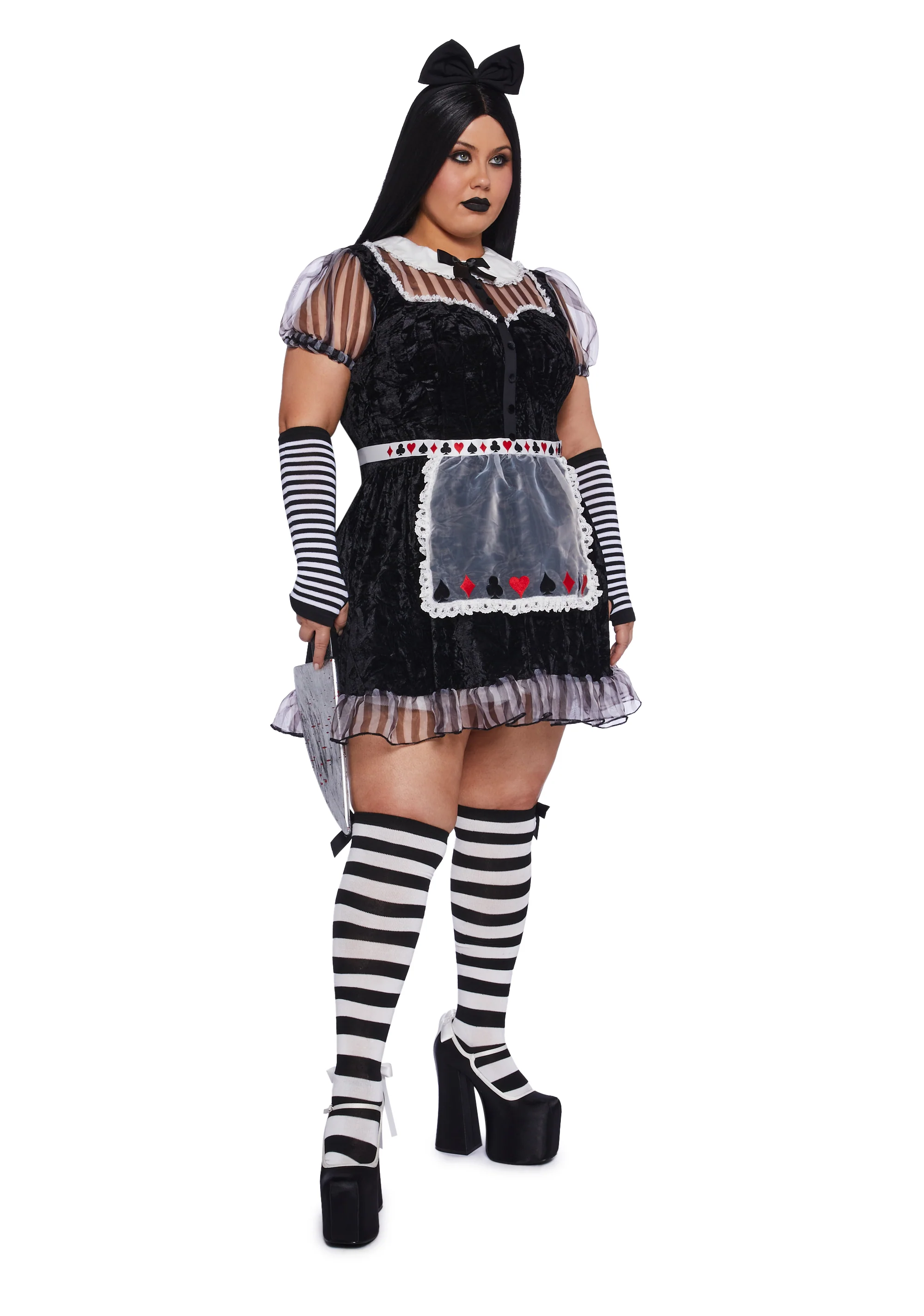 Plus Malice In Wonderland Costume Set - Image 4