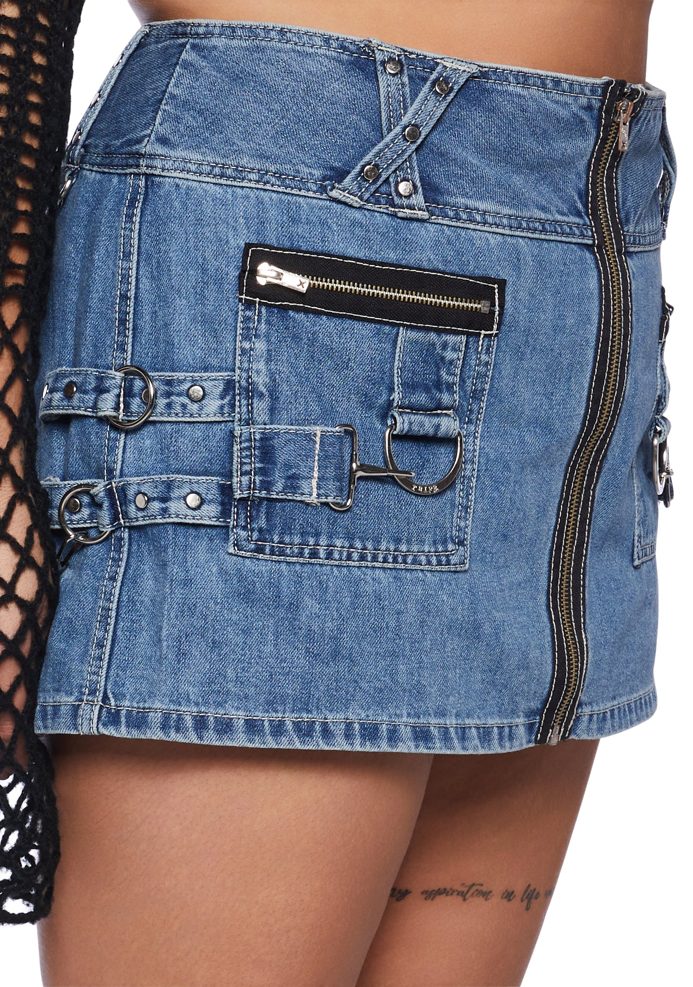Plus Mega Ring Skirt - Blue - Image 5