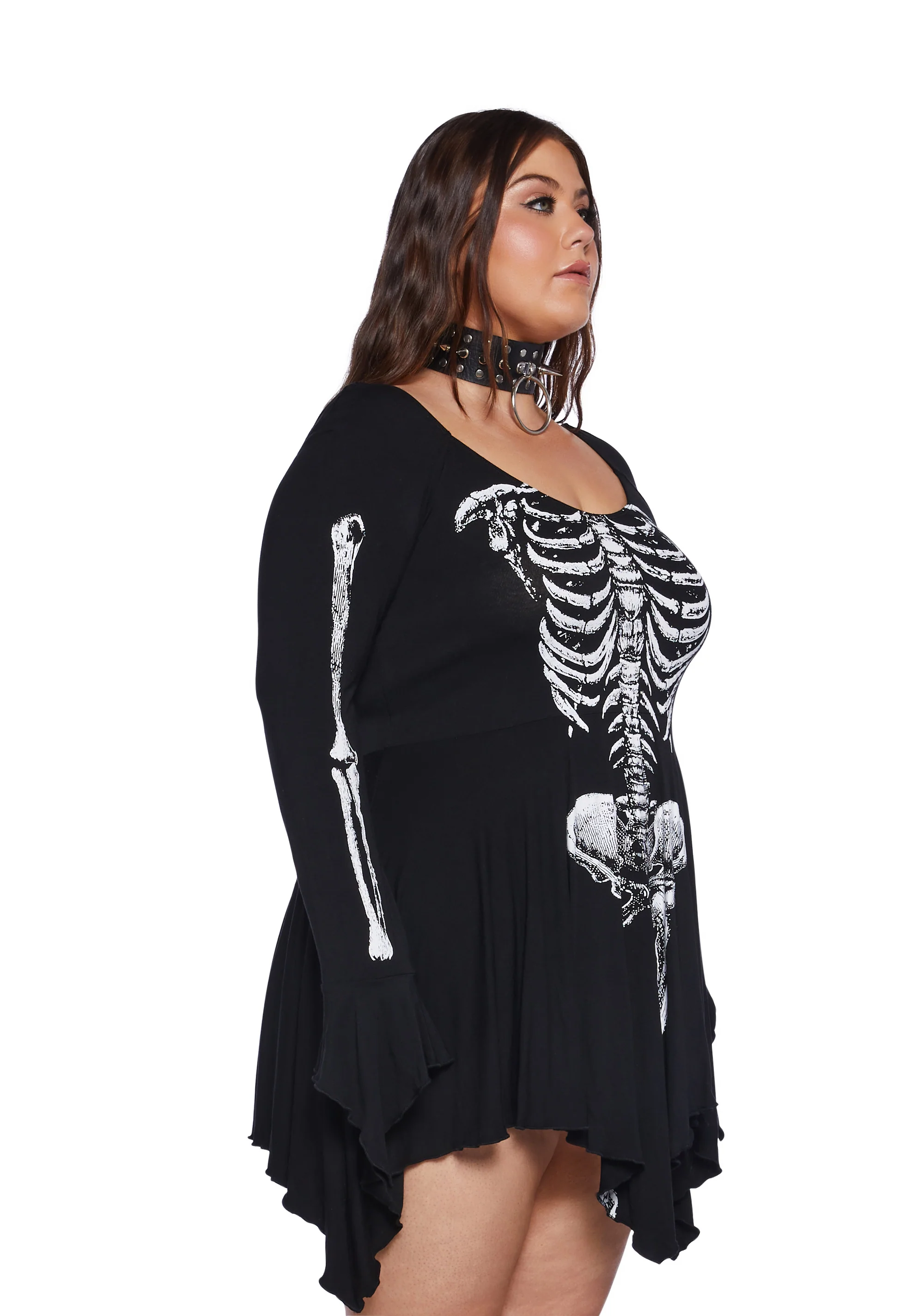 Plus Midnight Haunt Mini Dress - Image 3
