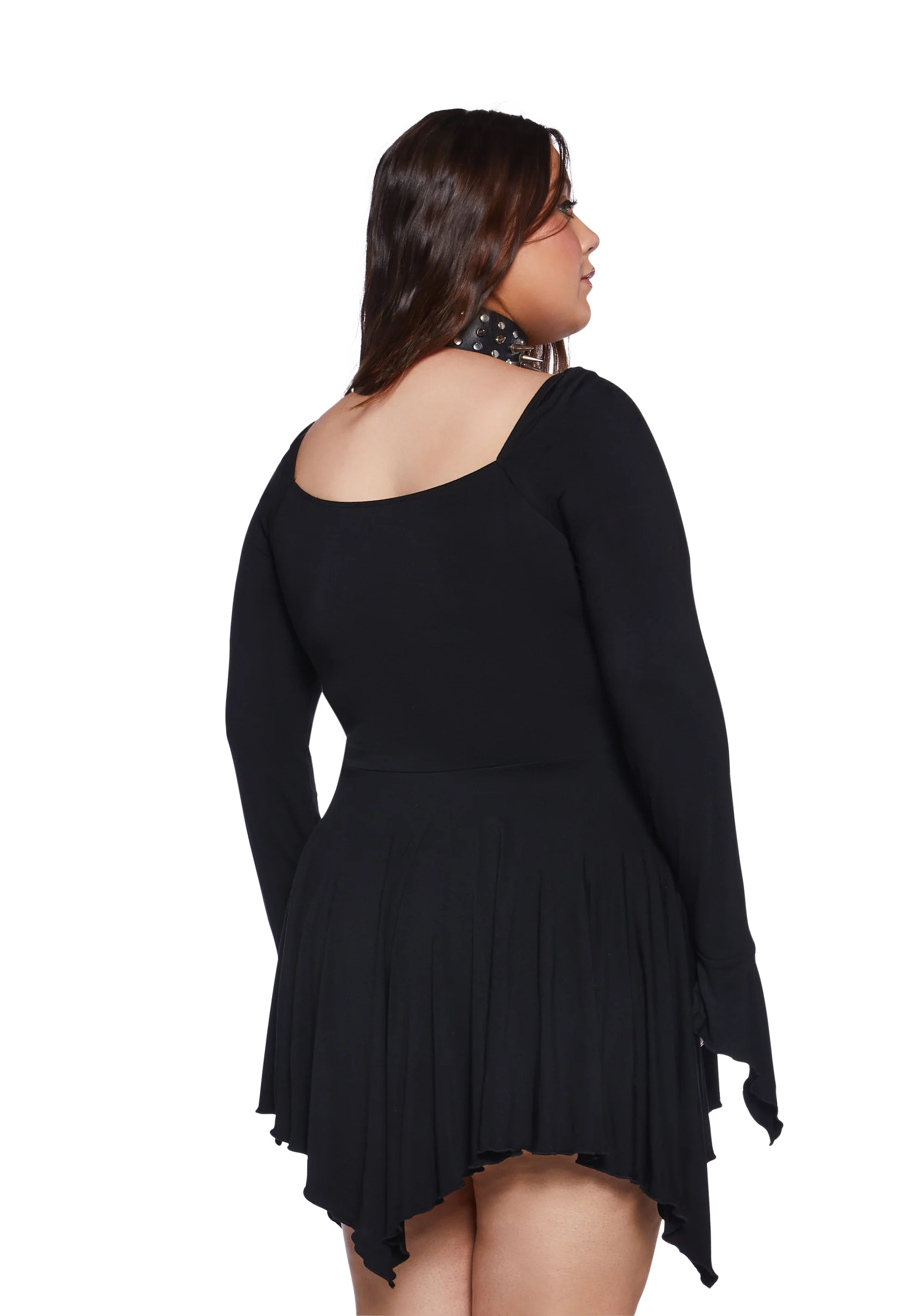 Plus Midnight Haunt Mini Dress - Image 4