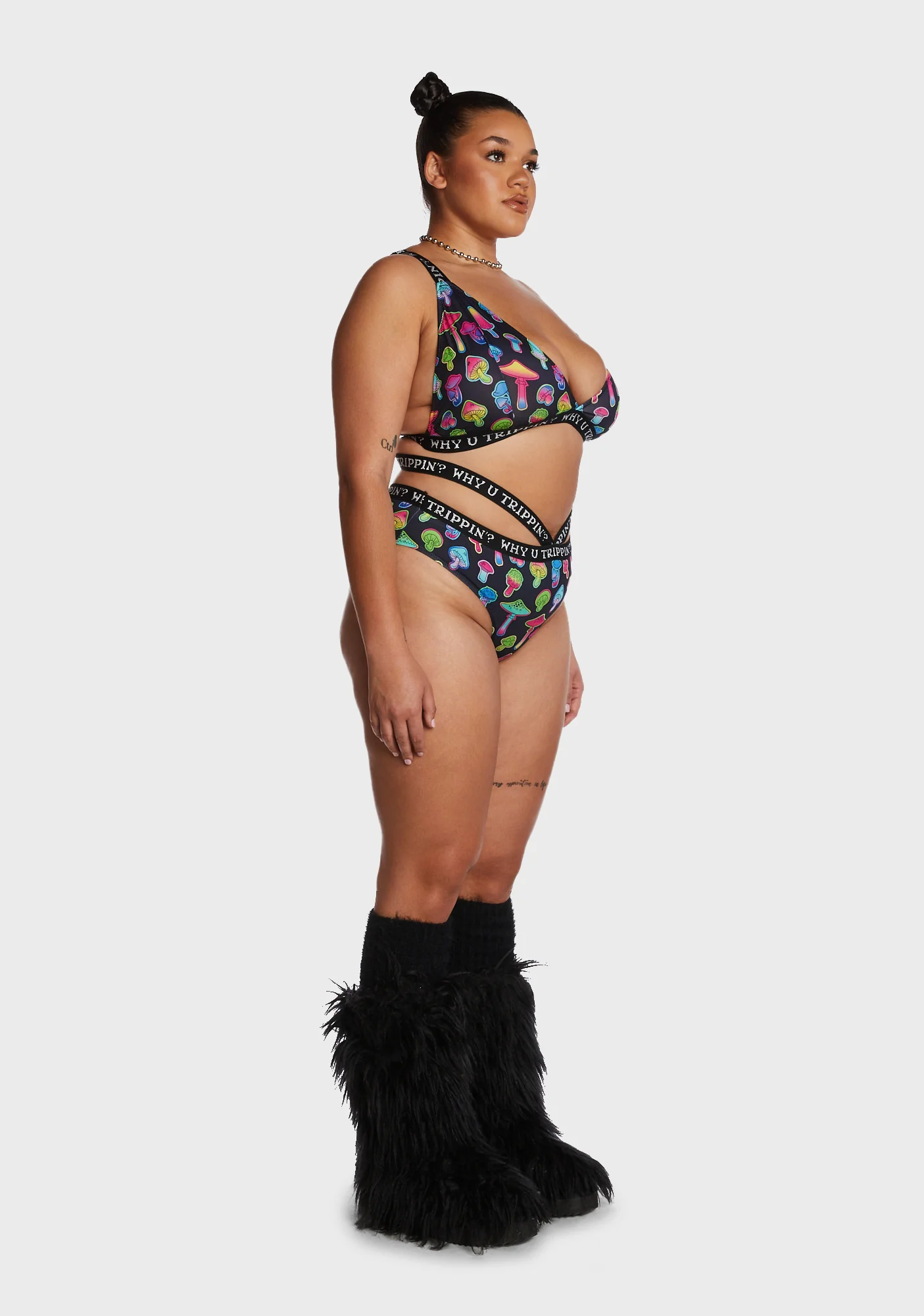 Plus Mystic Mirage Lingerie Set - Image 3