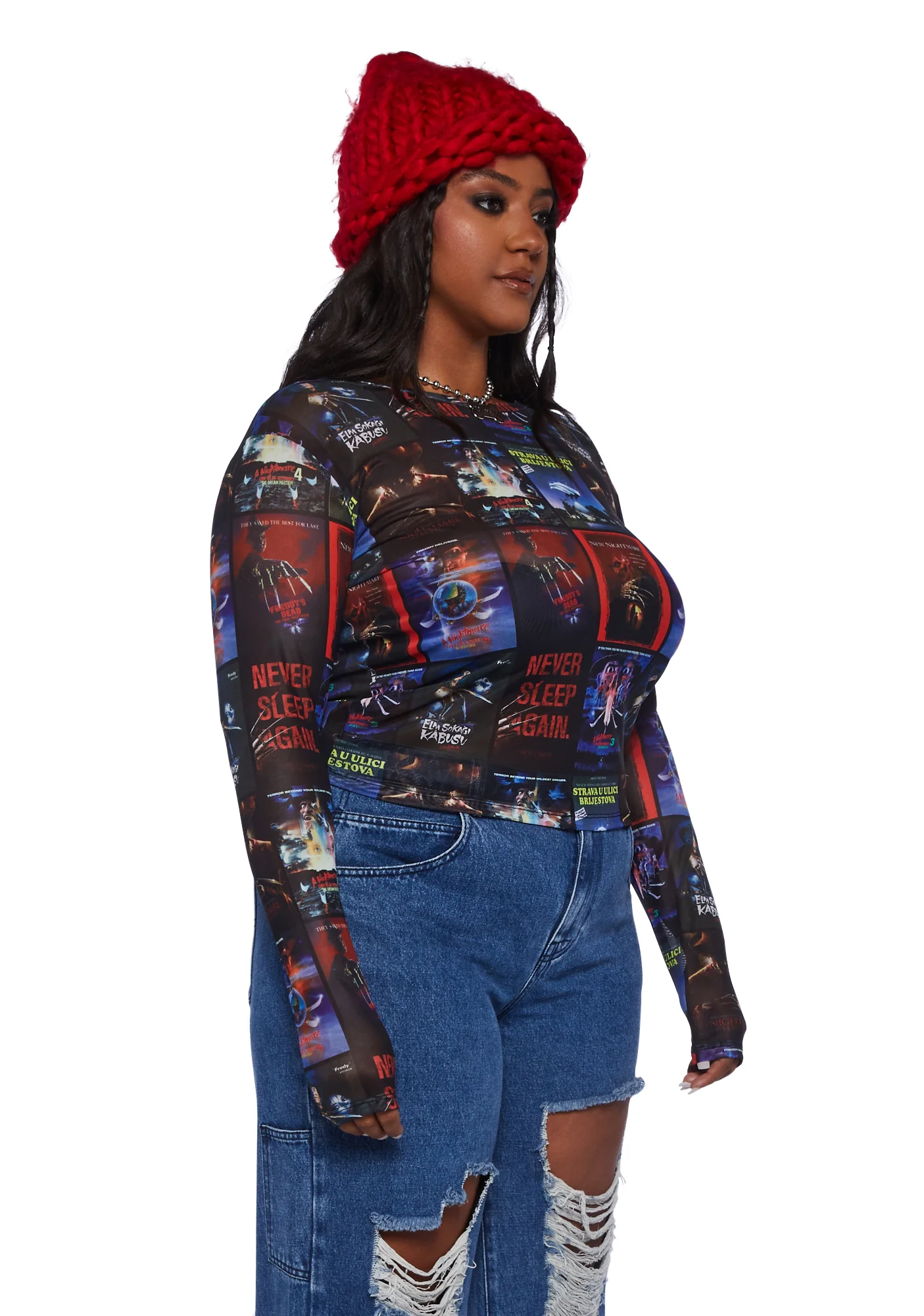 Plus Never Sleeping Mesh Top - Image 3