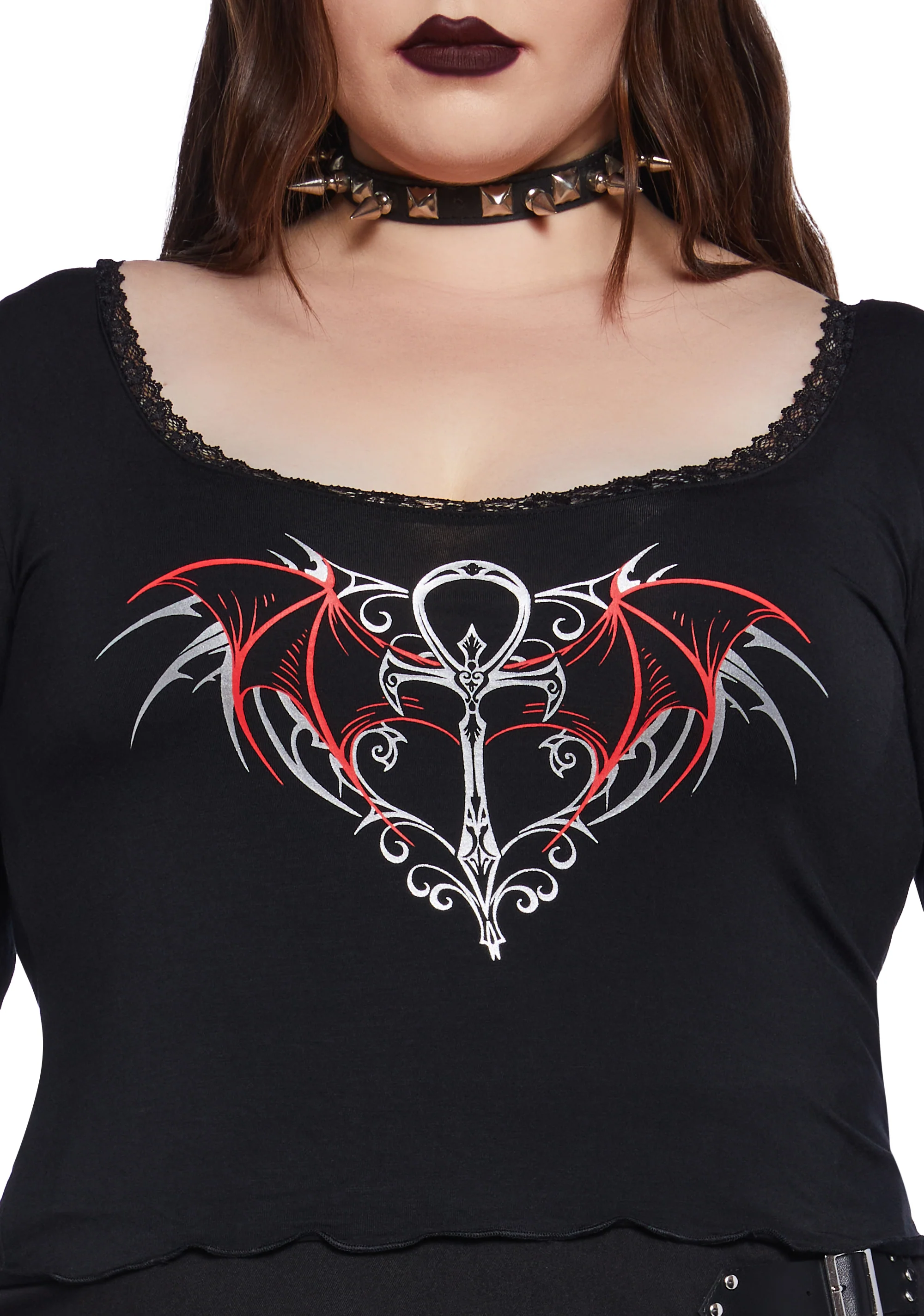 Plus No Reflection Long Sleeve Top - Image 5
