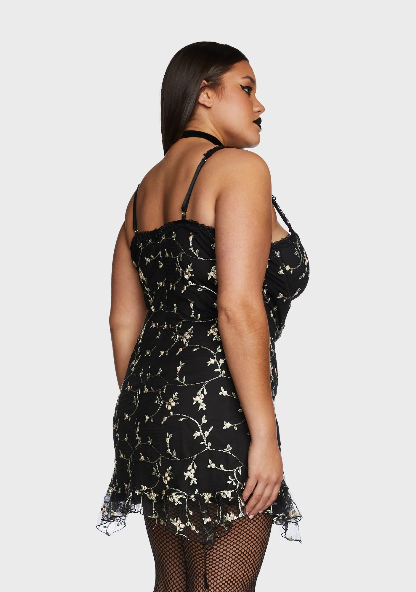 Plus Protected Aura Slip Dress - Image 4