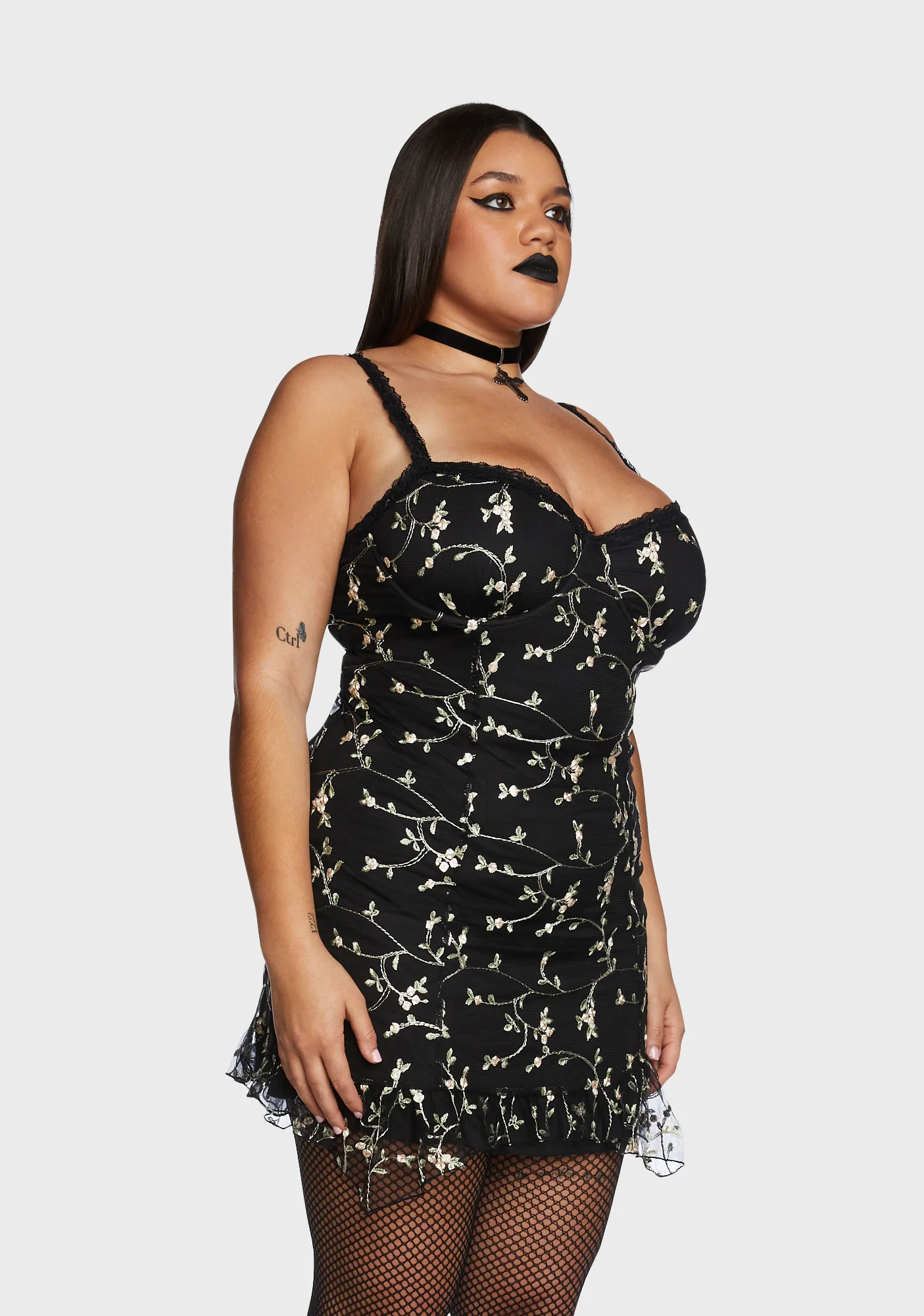 Plus Protected Aura Slip Dress - Image 5