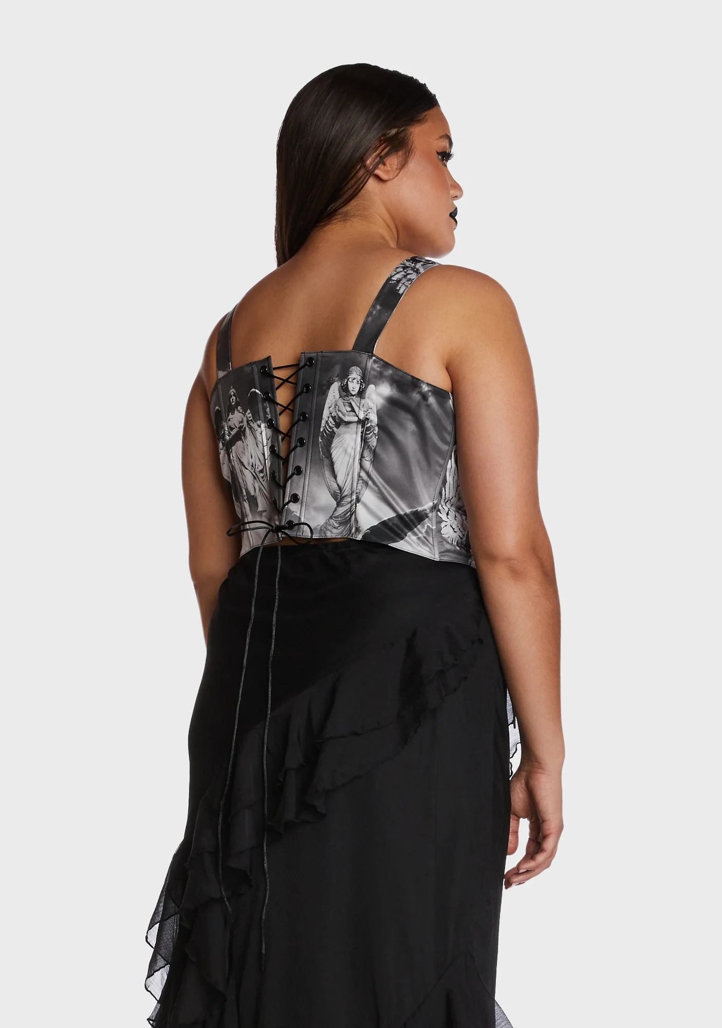 Plus Revenant Faces Bustier Top - Image 4