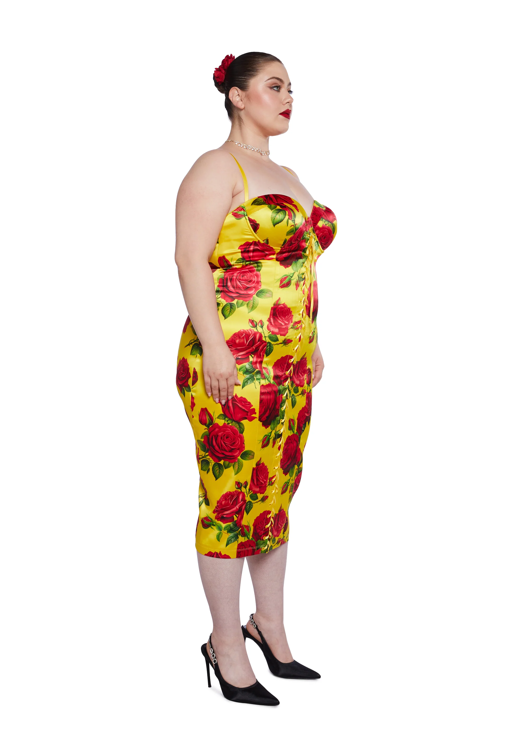 Plus Romantic Getaway Midi Dress - Image 4