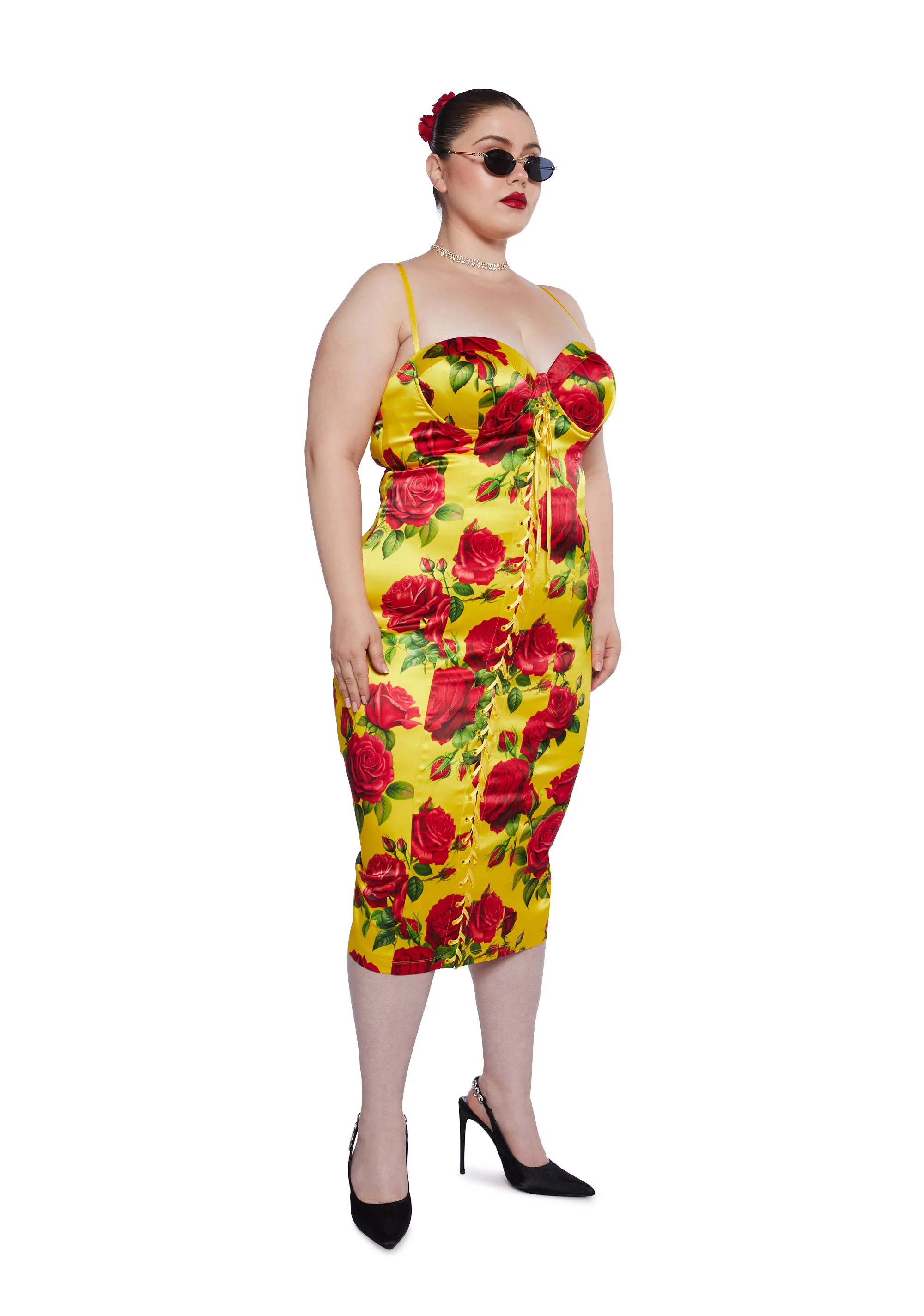 Plus Romantic Getaway Midi Dress - Image 5
