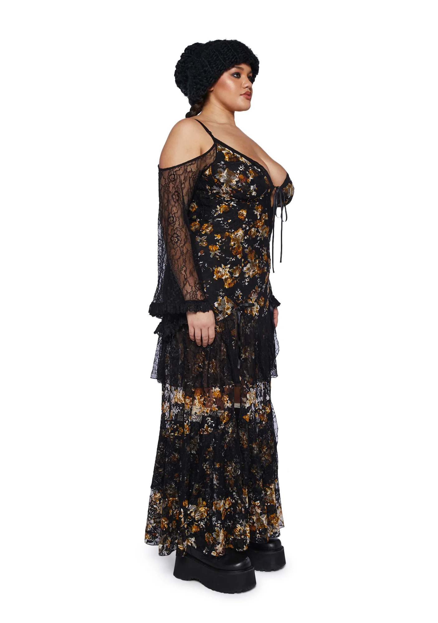 Plus Rosebud Rivera Maxi Dress - Image 3