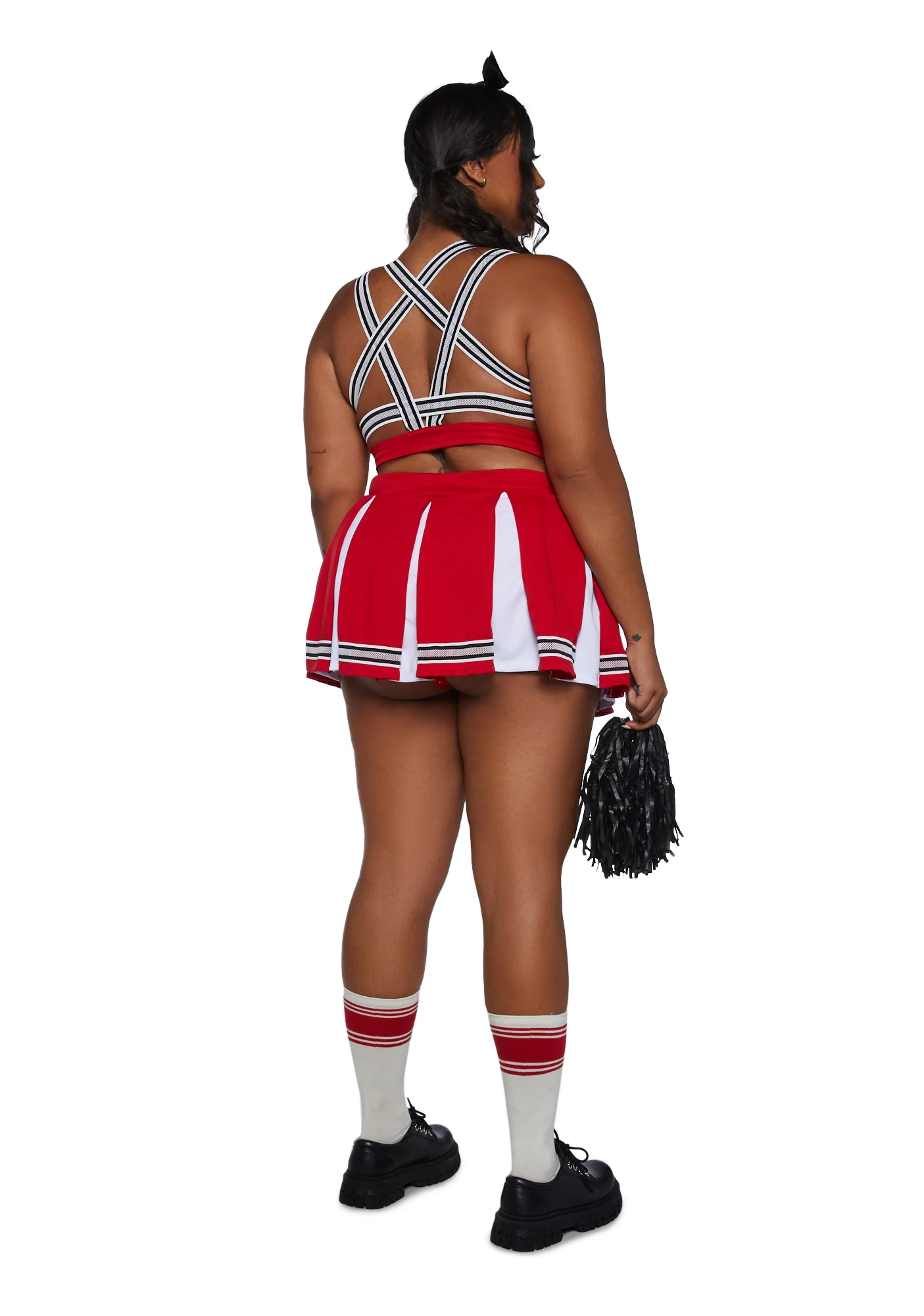 Plus Satan's Cheerleader Costume Set - Image 3