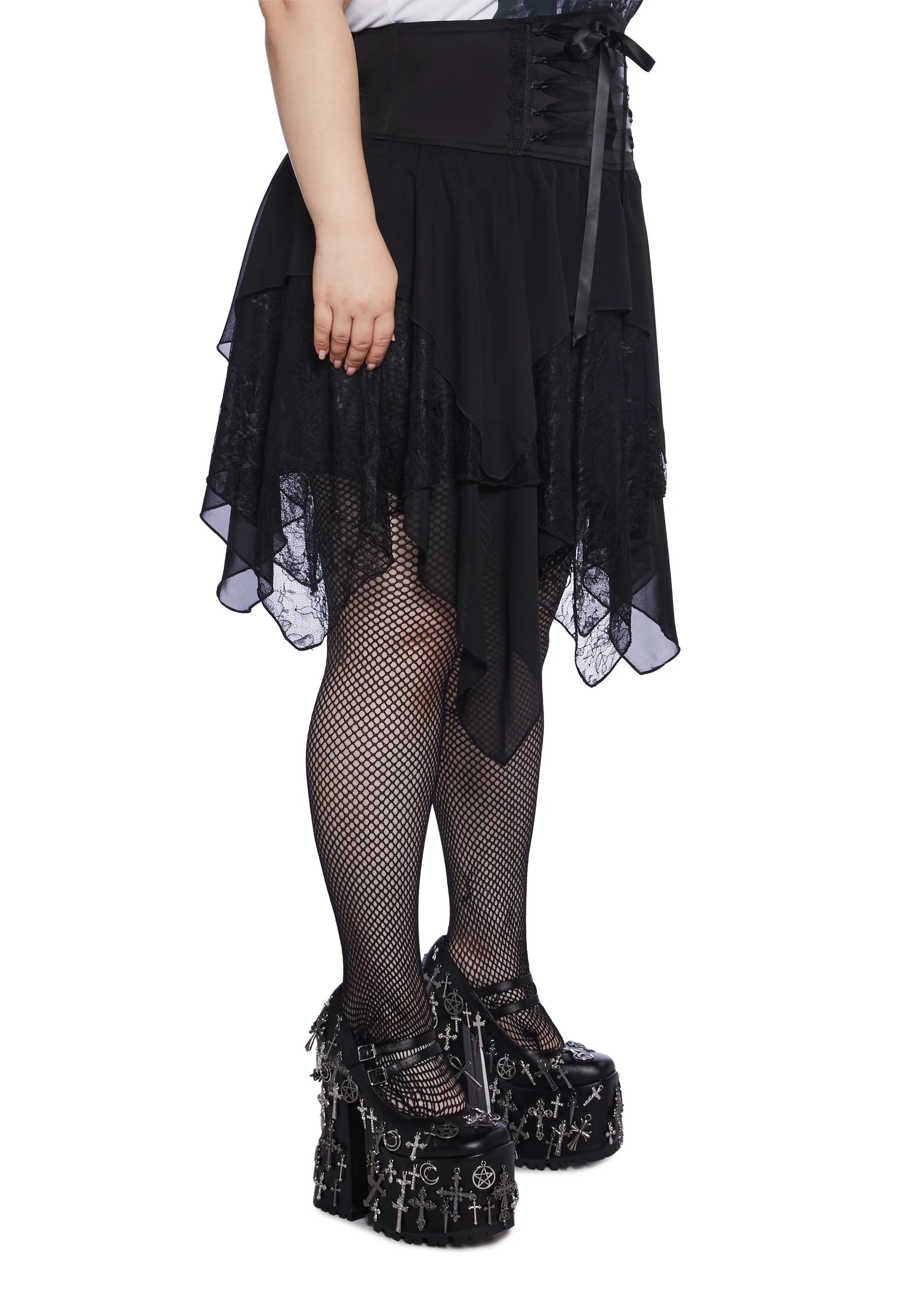 Plus Secretly Spellbound Waist Cinching Skirt - Image 3