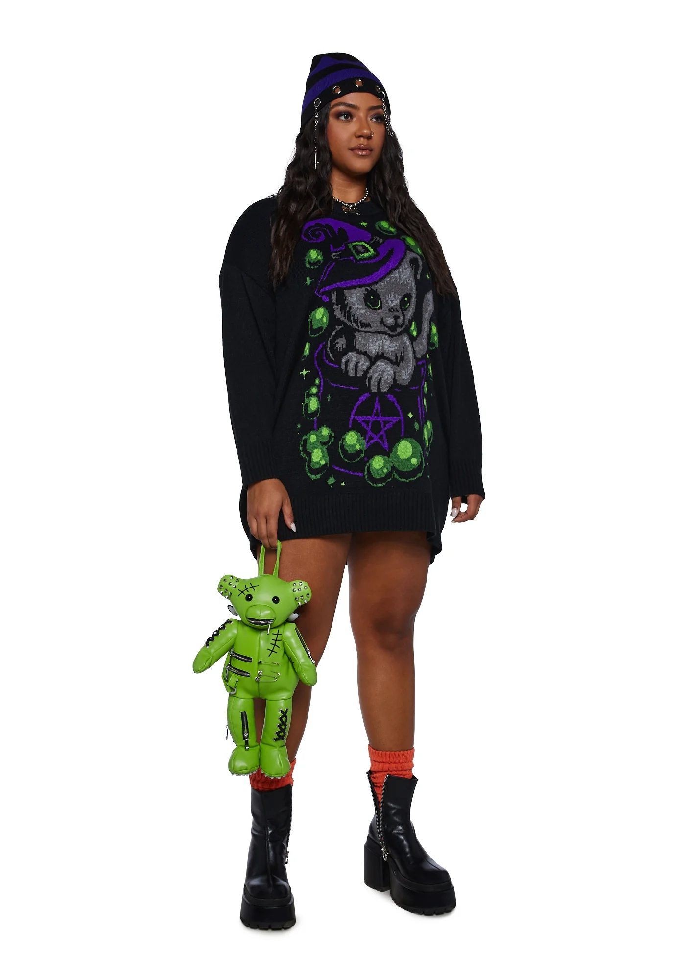 Plus Sinister Stray Oversized Sweater - Image 2