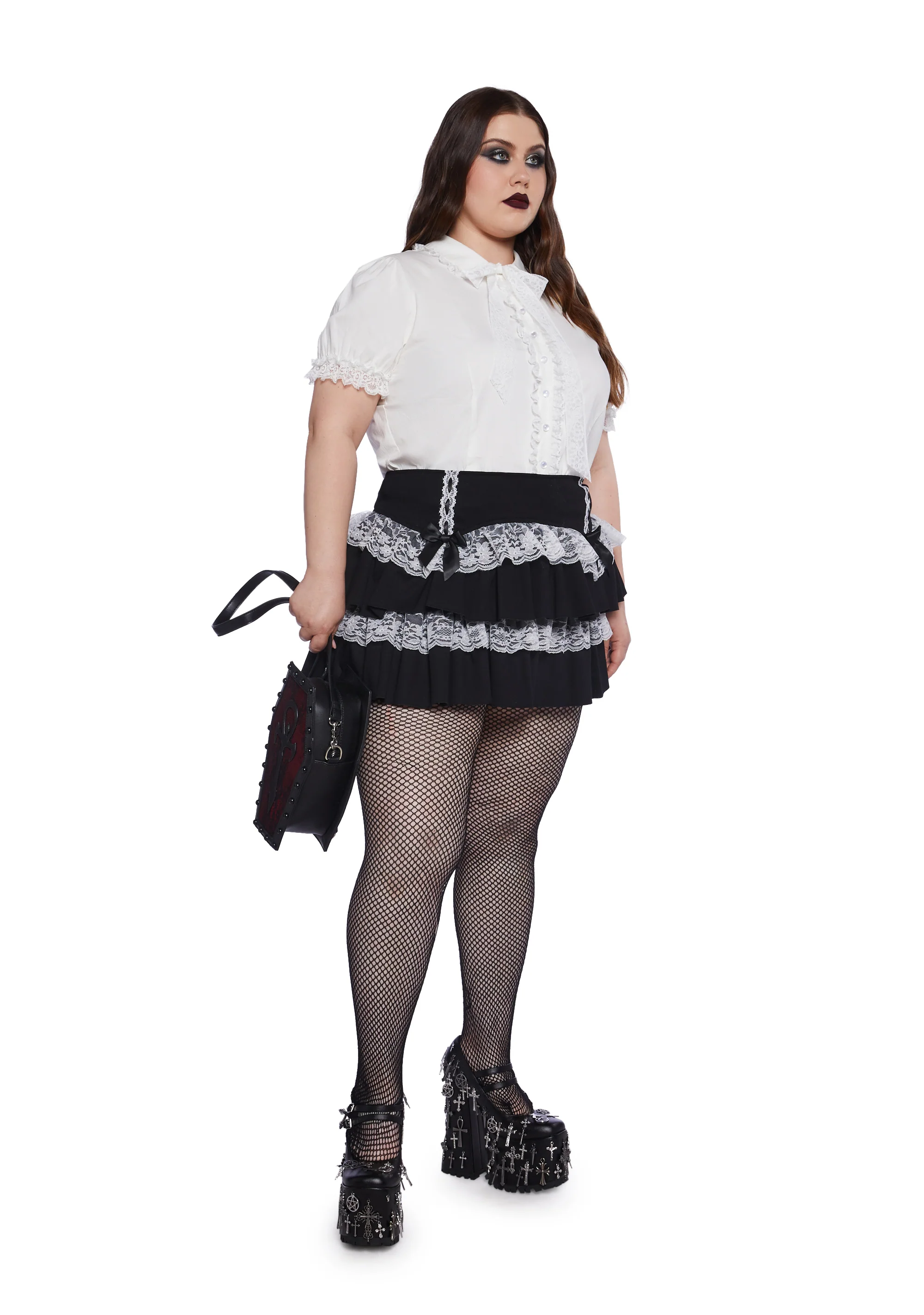 Plus Sugar Kisses Mini Skirt - Image 2