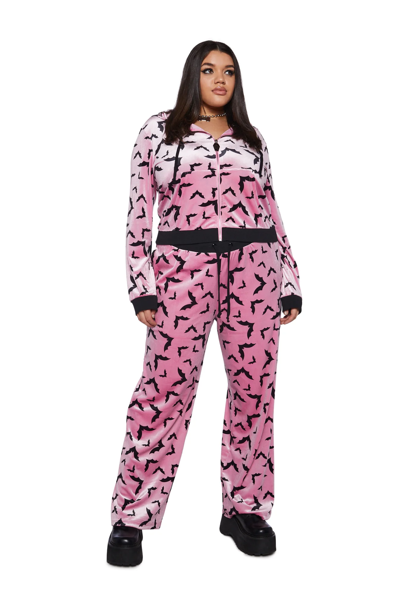 Plus Sweet Bat Behavior Jogger Sweatpants - Image 2