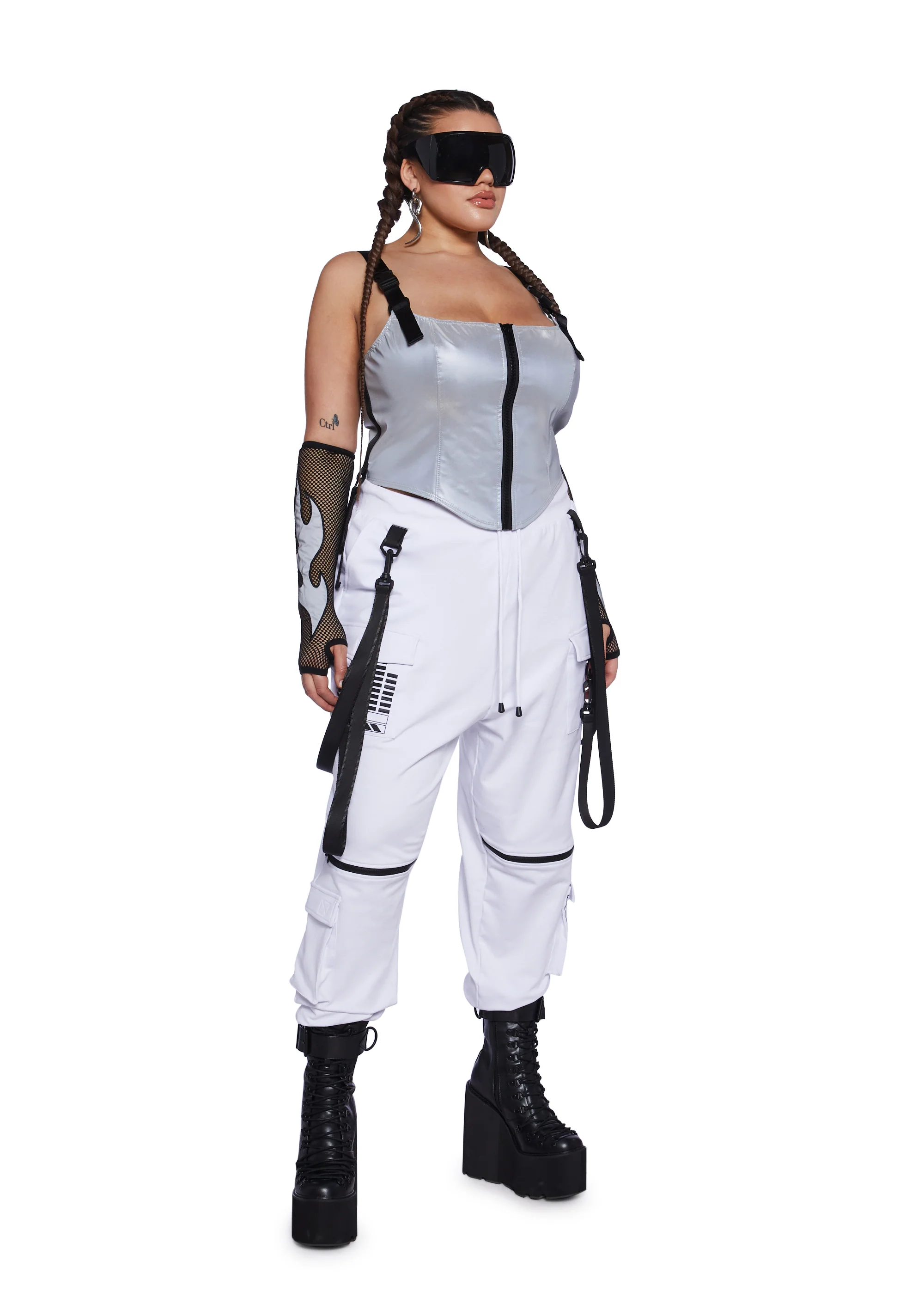 Plus Techno Synth Jogger Sweatpants - Image 2